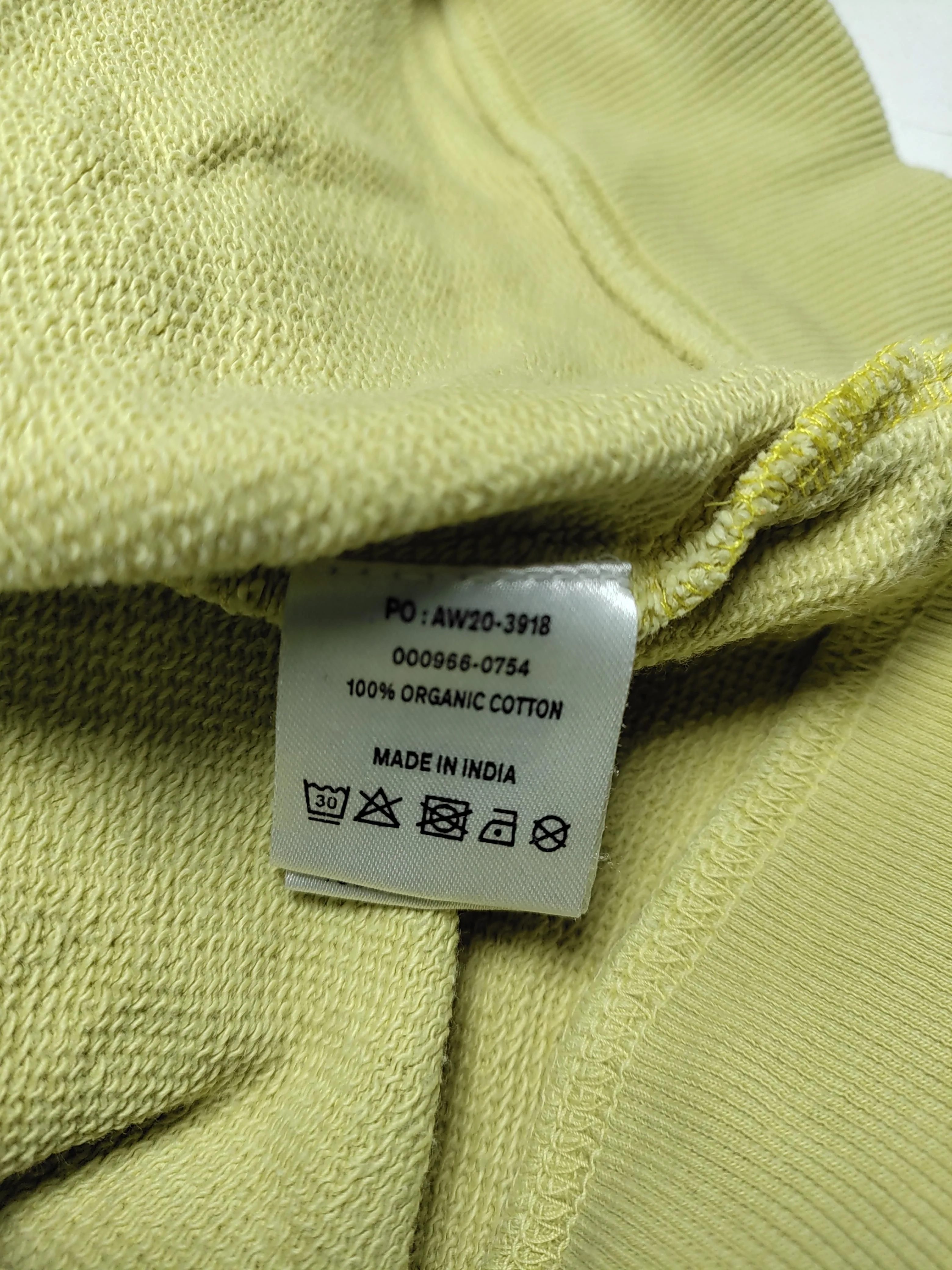 Hush Women's Hoodie L Yellow 100% Cotton Pullover - Image 7