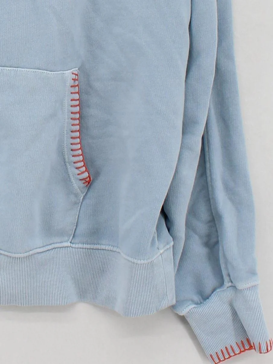 Hush Women's Hoodie M Blue 100% Cotton Pullover - Image 4