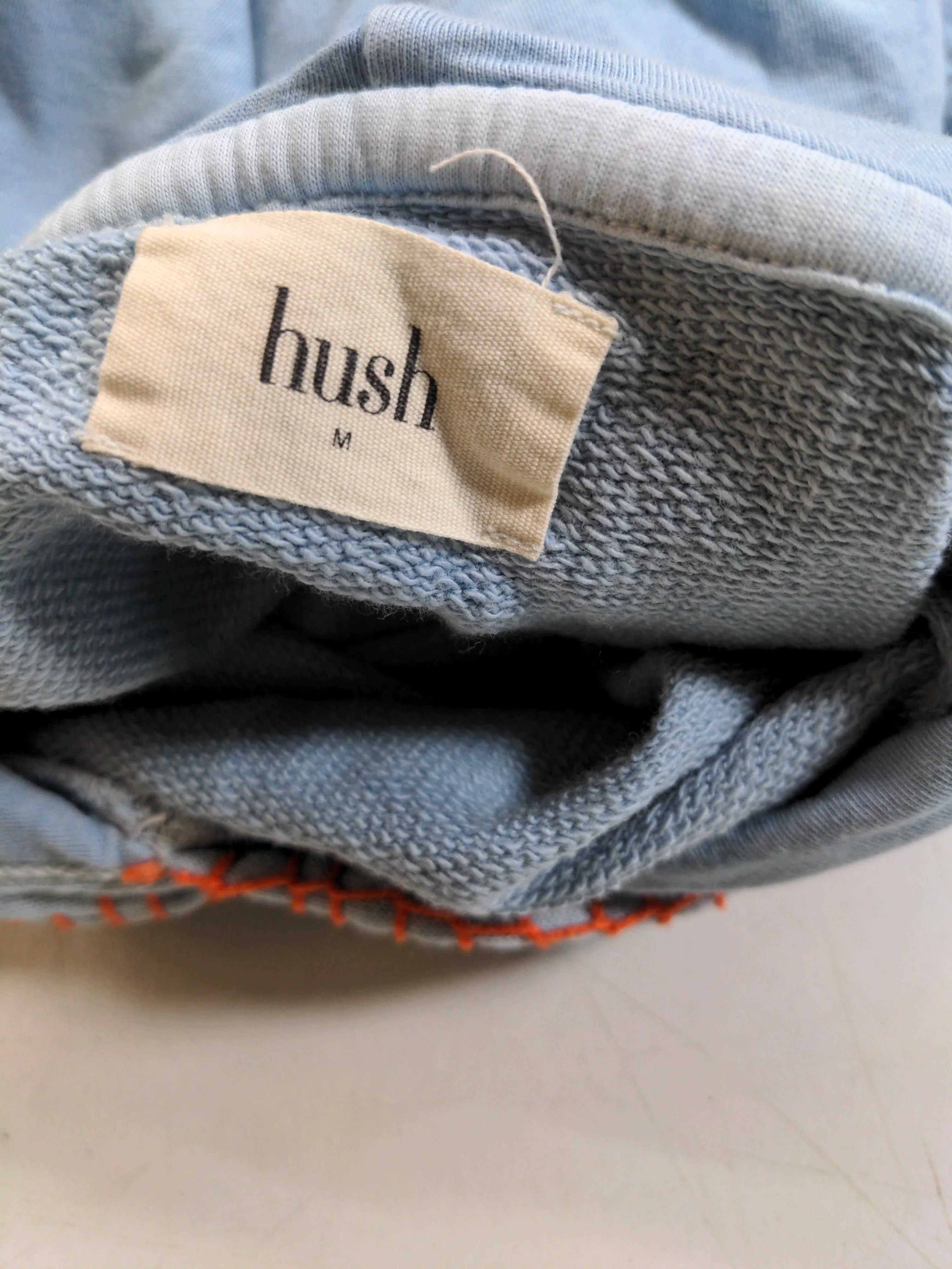 Hush Women's Hoodie M Blue 100% Cotton Pullover - Image 5