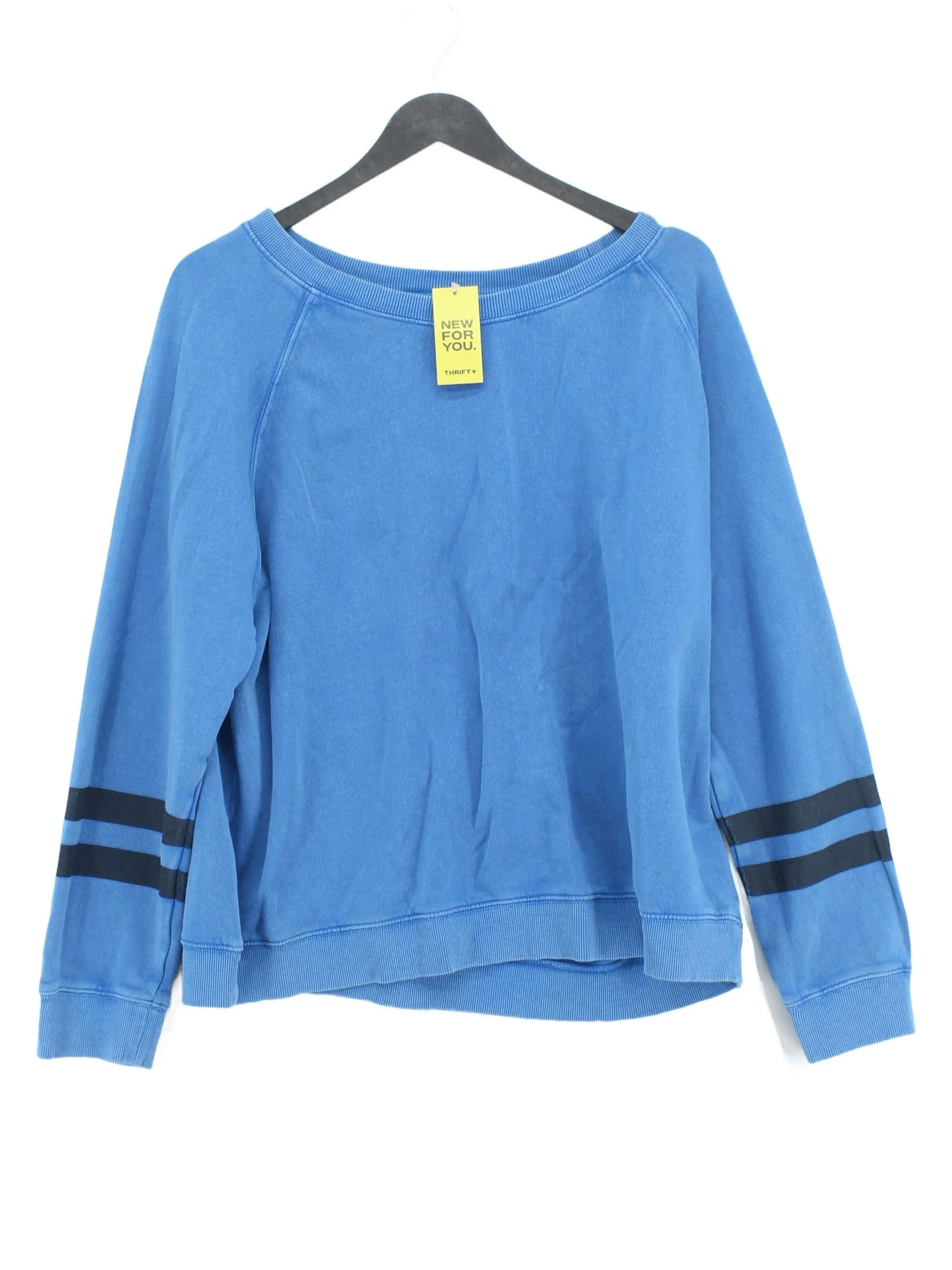 Hush Women's Hoodie M Blue 100% Cotton Pullover