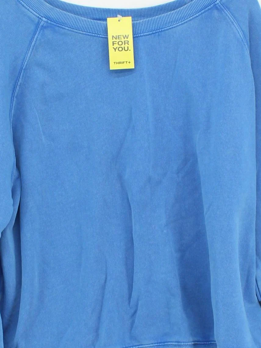 Hush Women's Hoodie M Blue 100% Cotton Pullover - Image 3