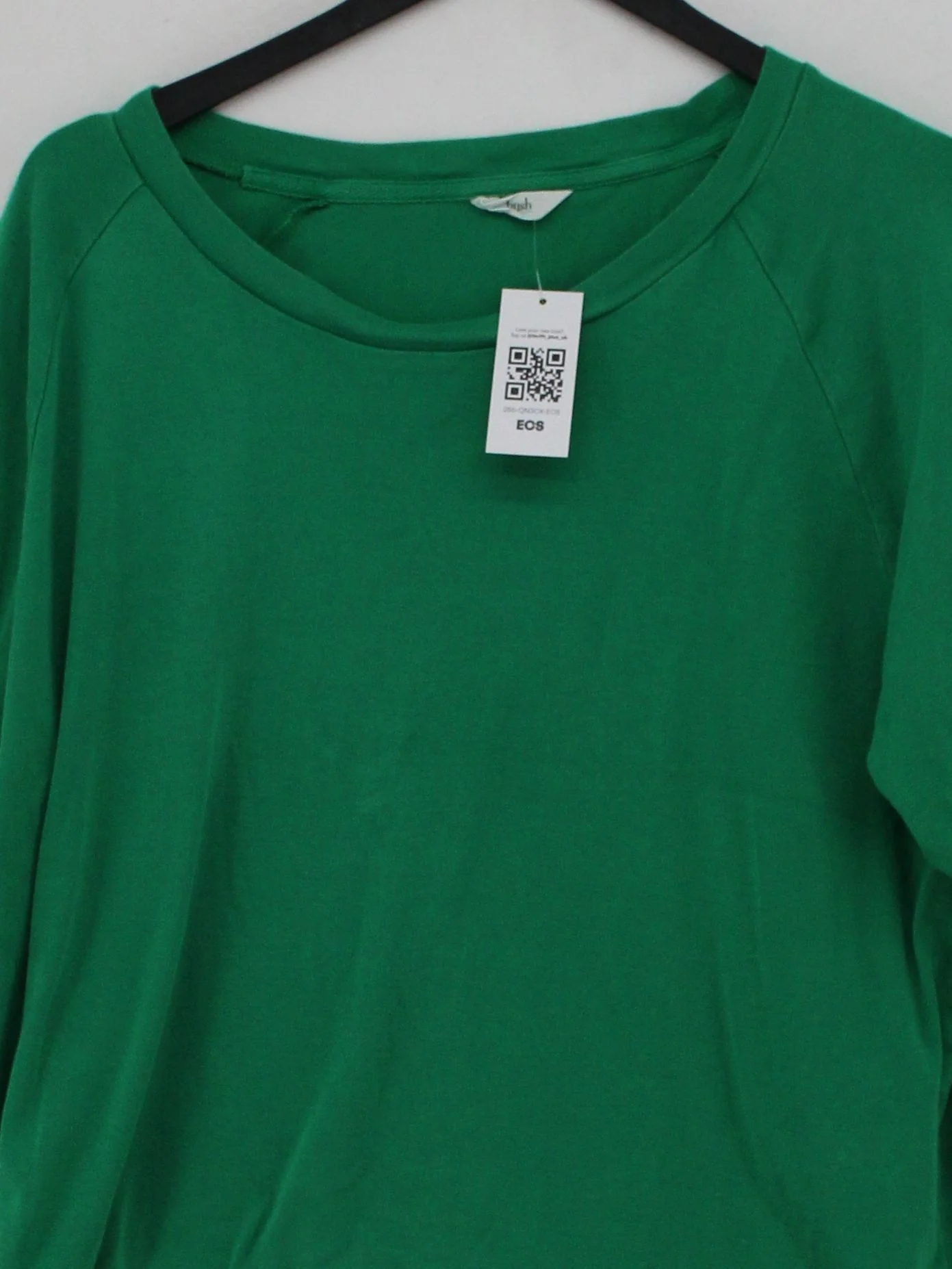 Hush Women's Hoodie M Green 100% Cotton Pullover - Image 3