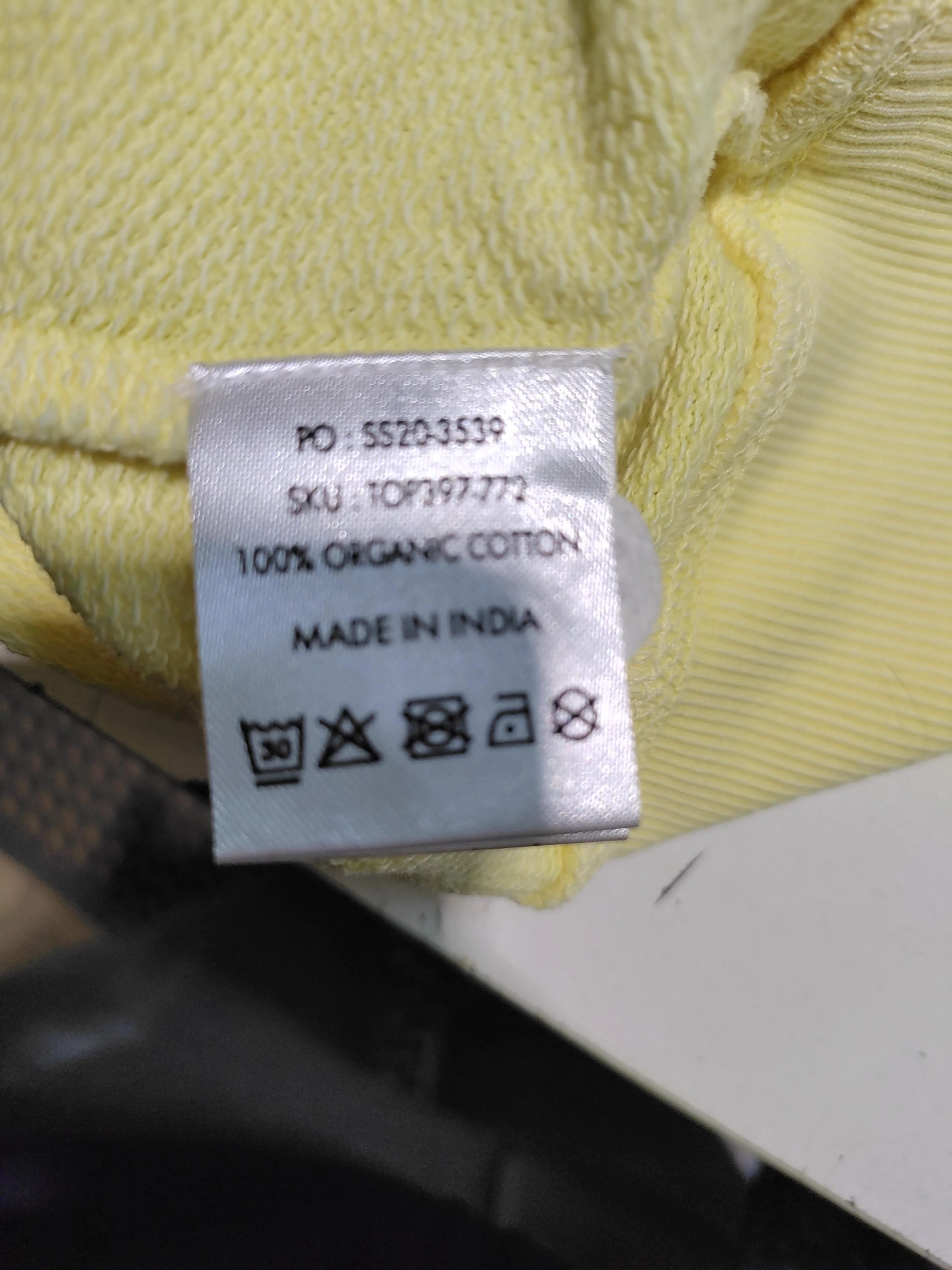 Hush Women's Hoodie M Yellow 100% Cotton Pullover - Image 6
