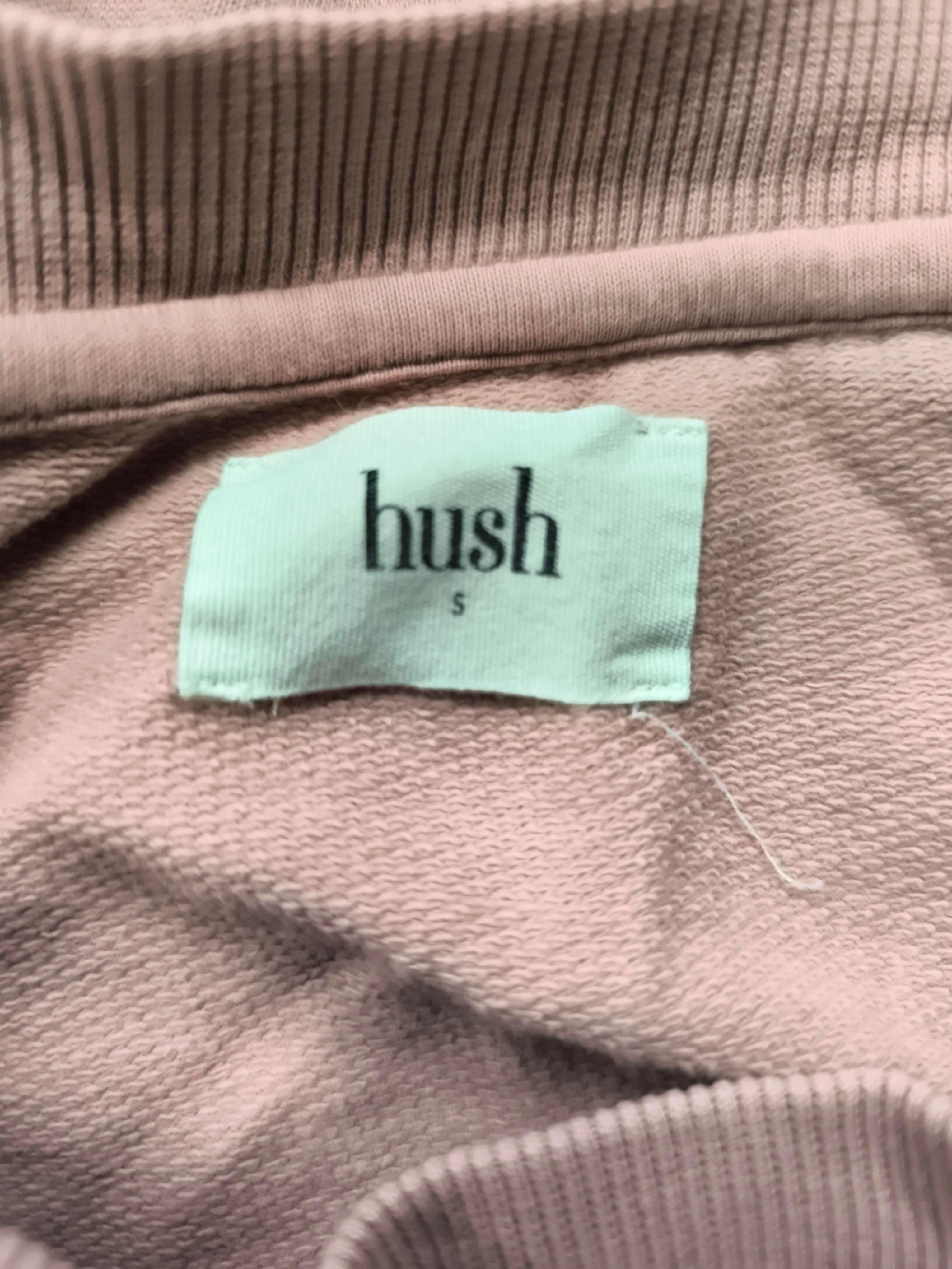 Hush Women's Hoodie S Pink 100% Cotton Pullover - Image 5