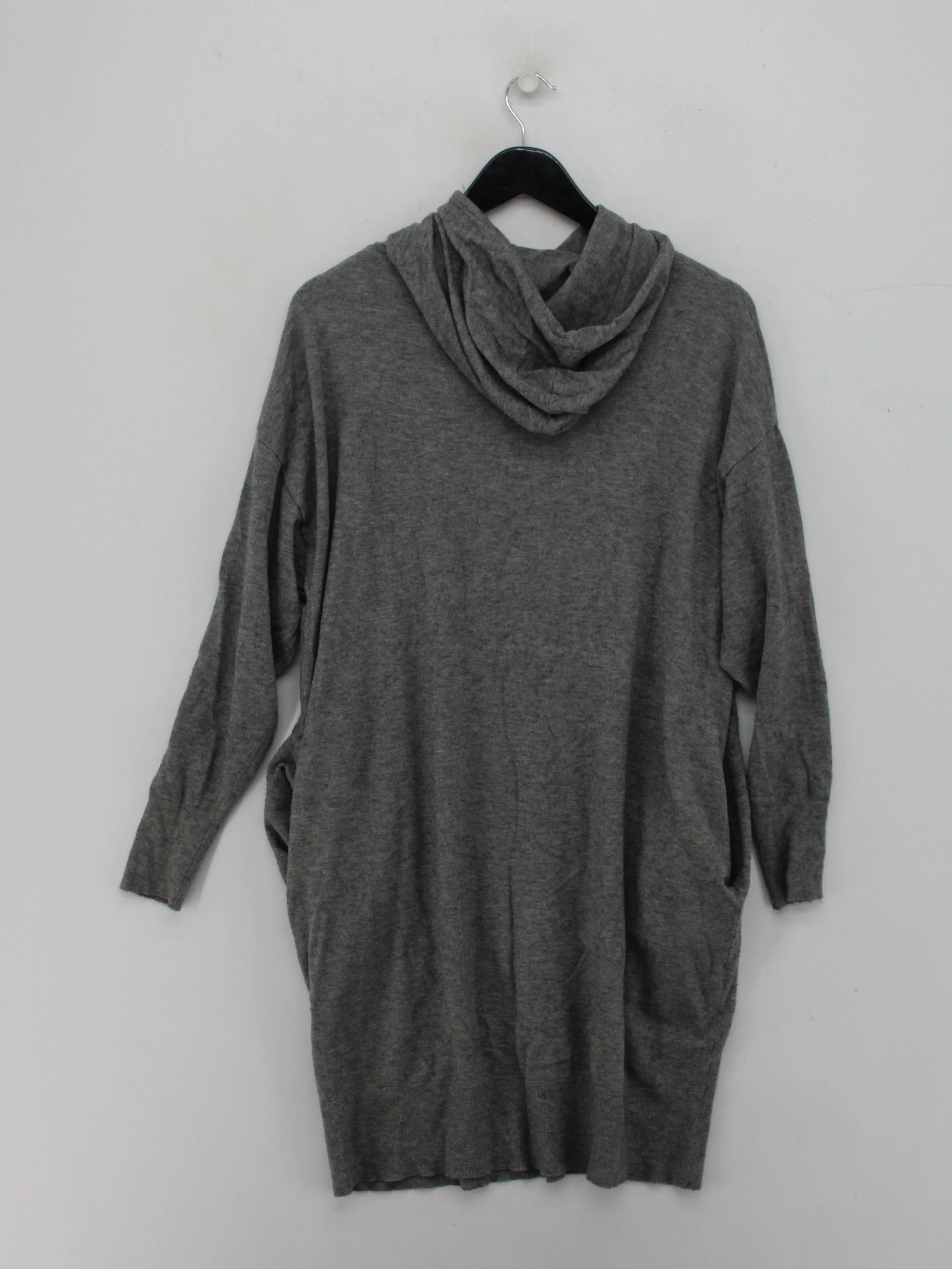 Hush Women's Hoodie UK 12 Grey Viscose with Polyester, Nylon Pullover - Image 2