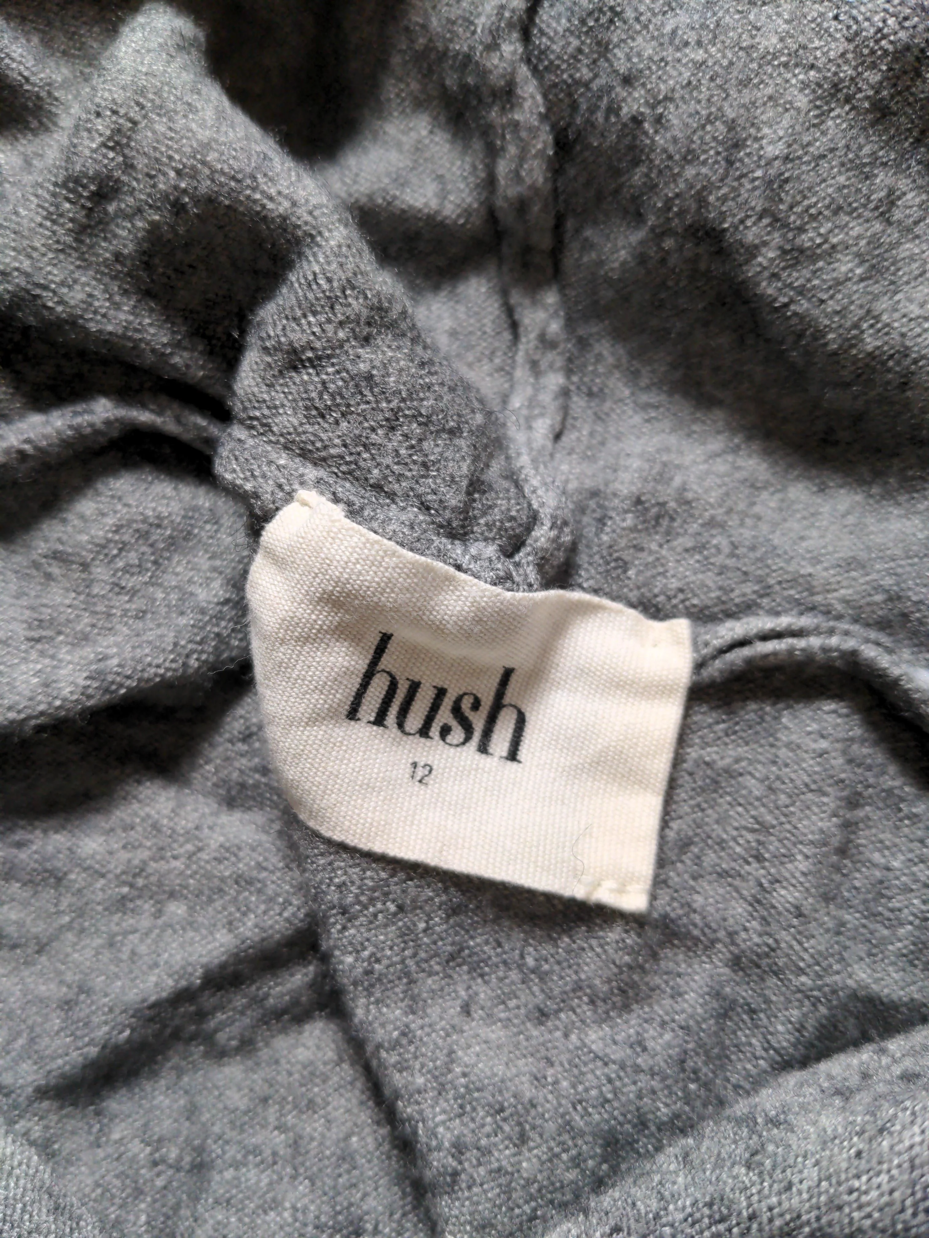 Hush Women's Hoodie UK 12 Grey Viscose with Polyester, Nylon Pullover - Image 5