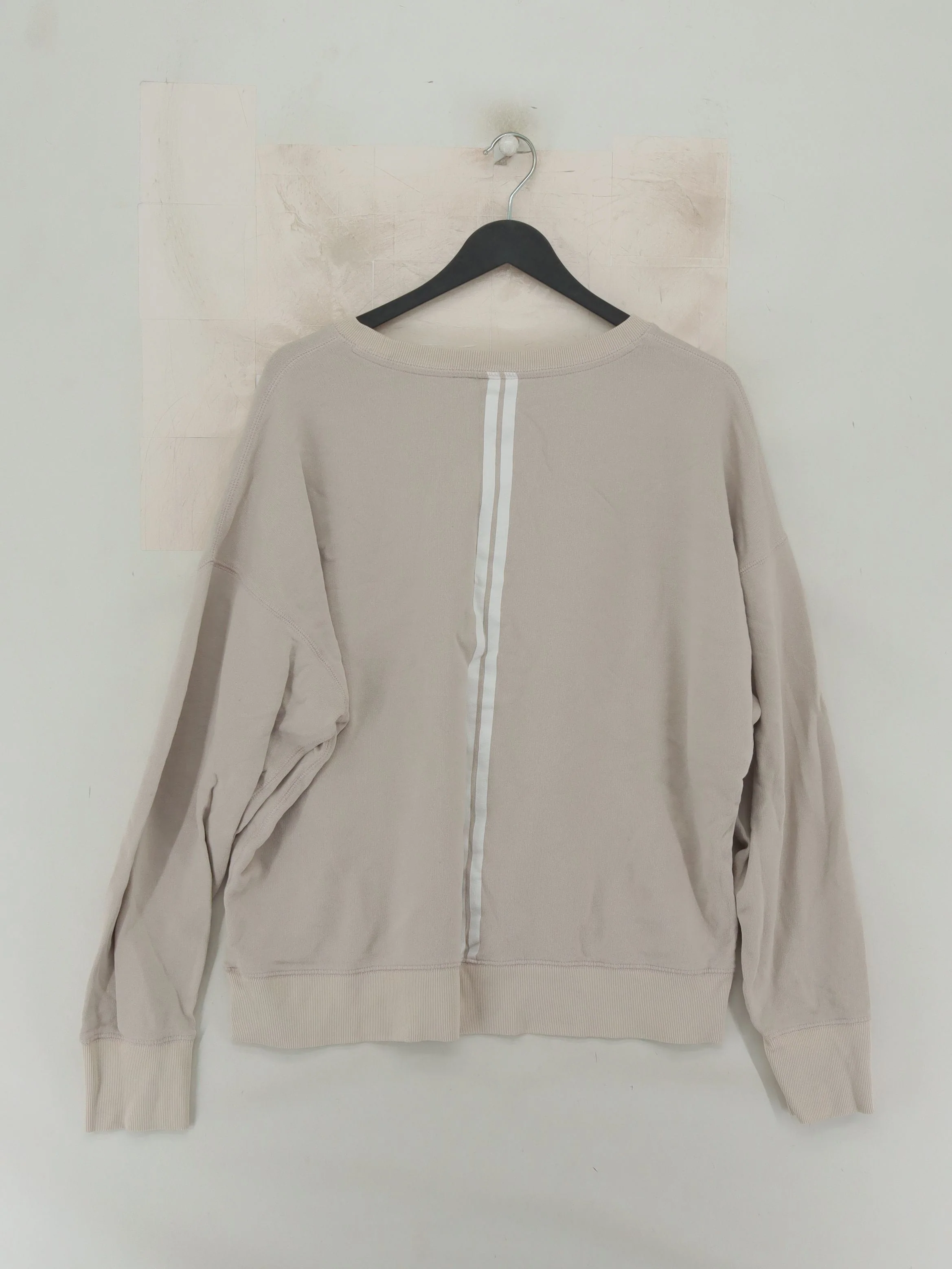 Hush Women's Hoodie XS Cream Graphic 100% Cotton Pullover - Image 2