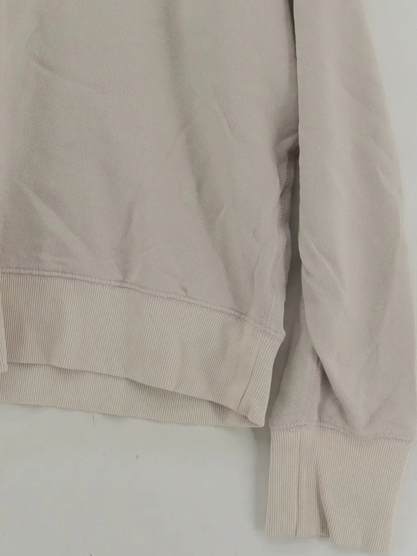Hush Women's Hoodie XS Cream Graphic 100% Cotton Pullover - Image 4