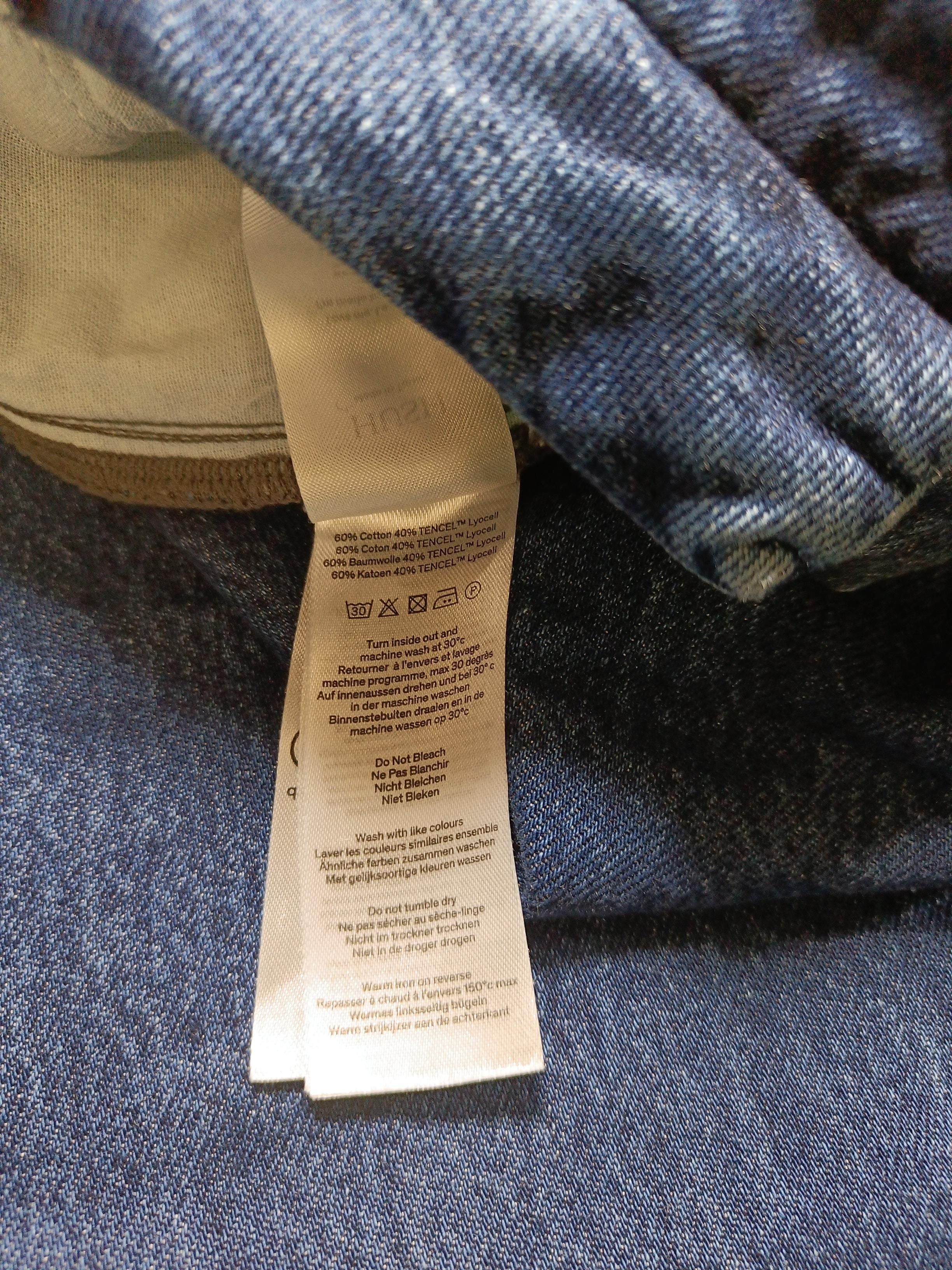 Hush Women's Jeans UK 10 Blue Cotton with Lyocell Modal Wide-Leg - Image 6