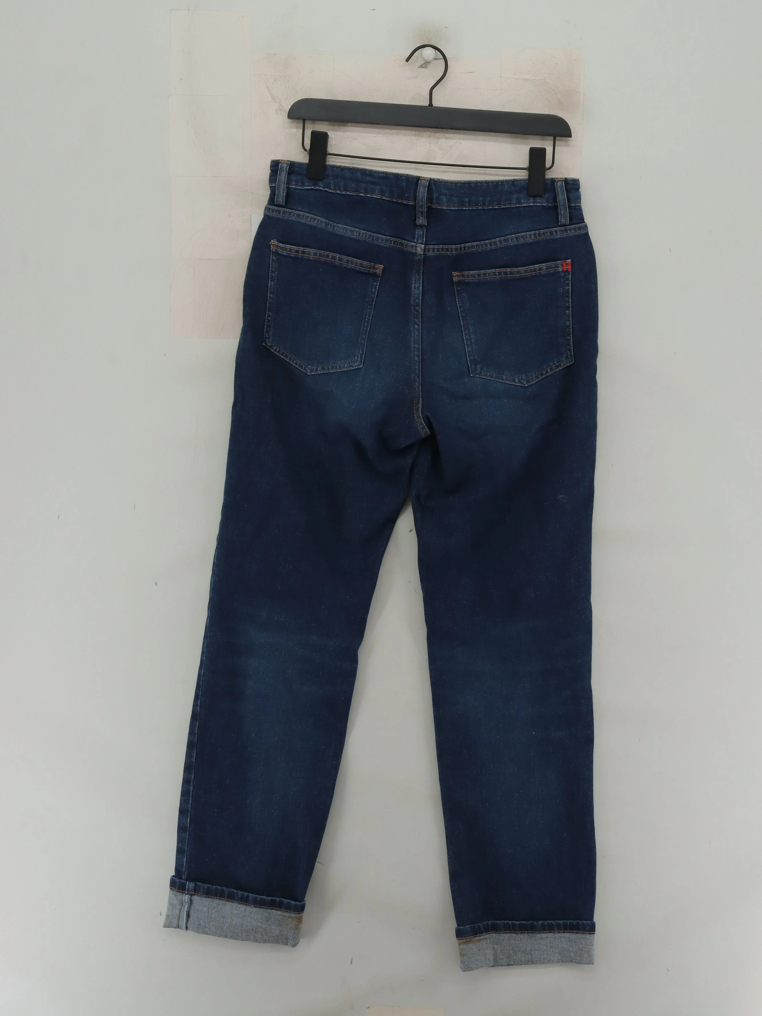 Hush Women's Jeans UK 12 Blue Cotton with Elastane Straight - Image 2