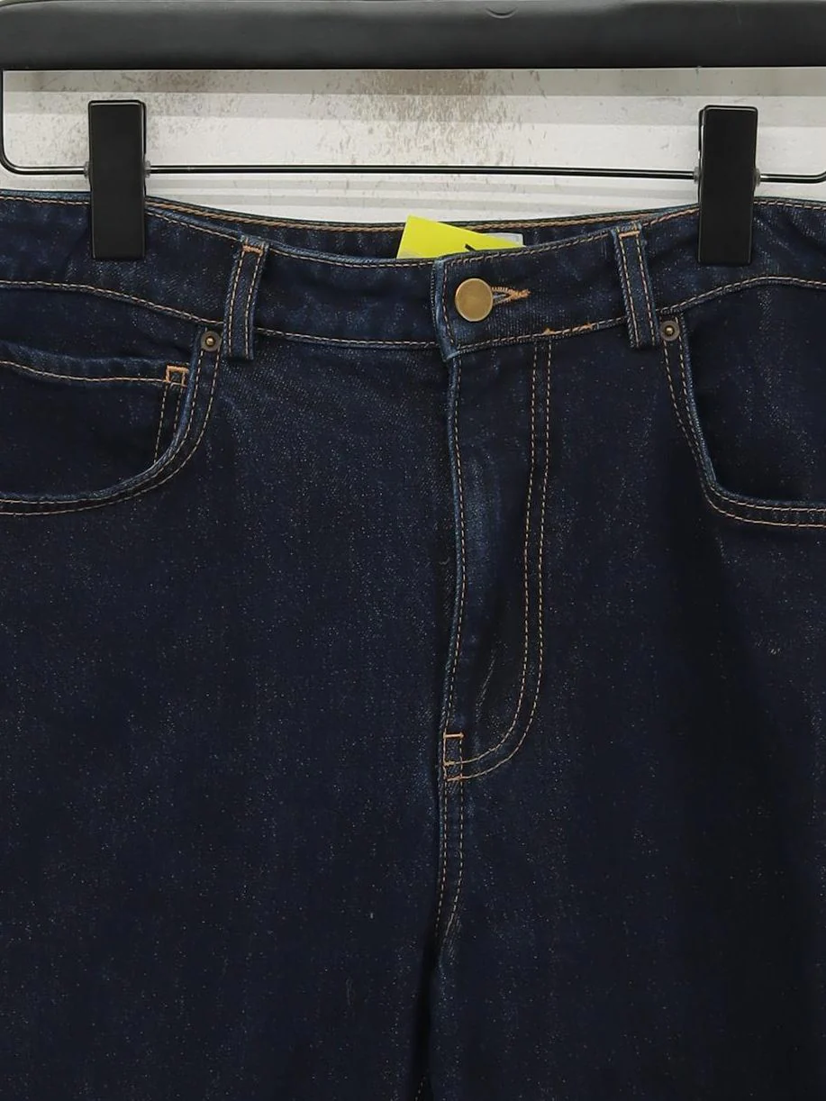 Hush Women's Jeans UK 14 Blue Cotton with Lyocell Modal Straight - Image 3