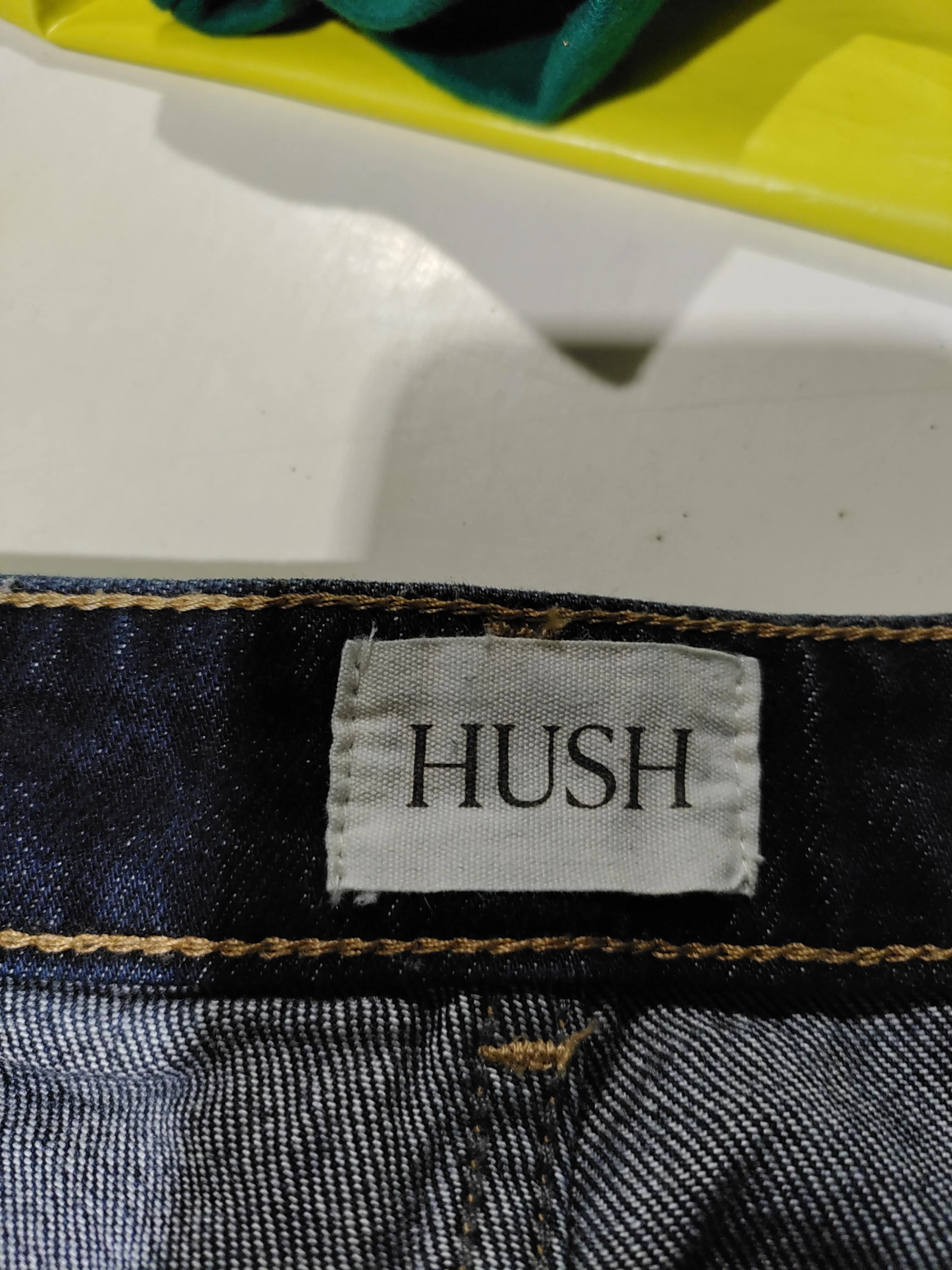 Hush Women's Jeans UK 14 Blue Cotton with Lyocell Modal Straight - Image 6
