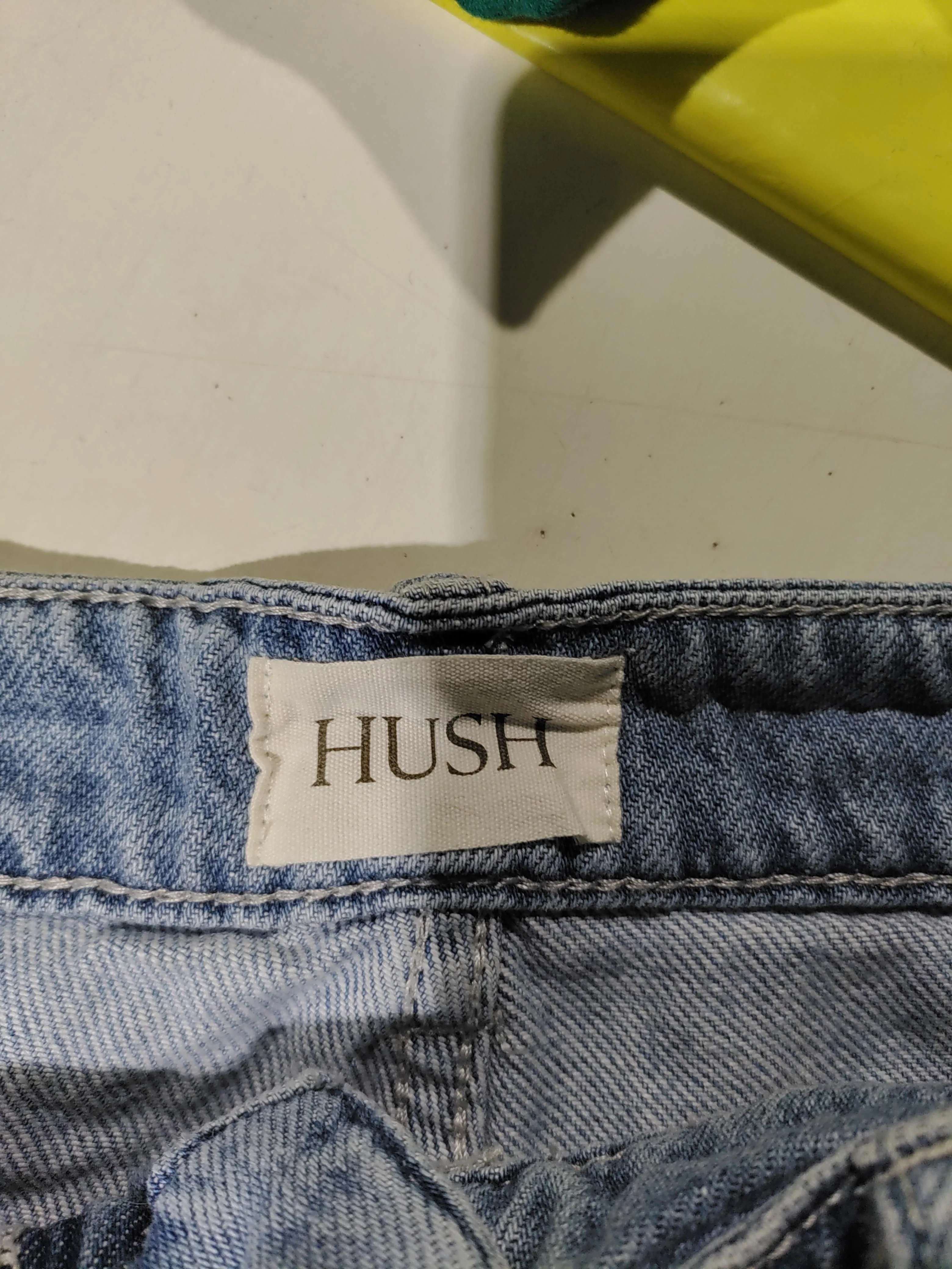 Hush Women's Jeans UK 14 Blue Cotton with Lyocell Modal Wide-Leg - Image 7