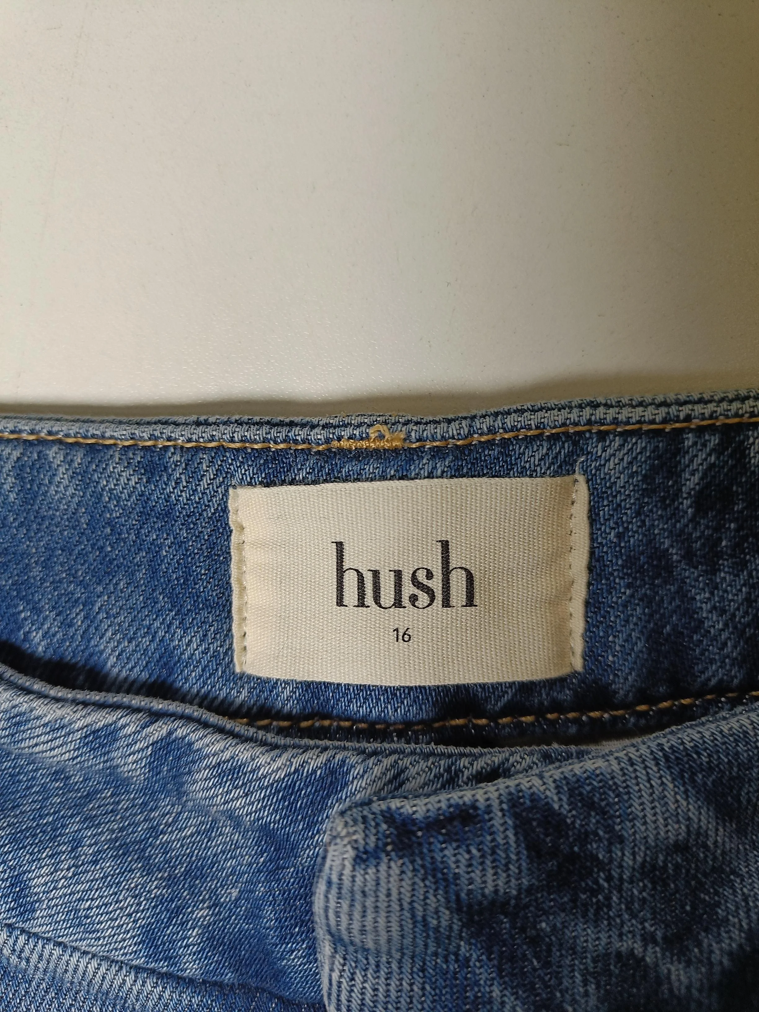 Hush Women's Jeans UK 16 Blue 100% Other Wide-Leg - Image 5