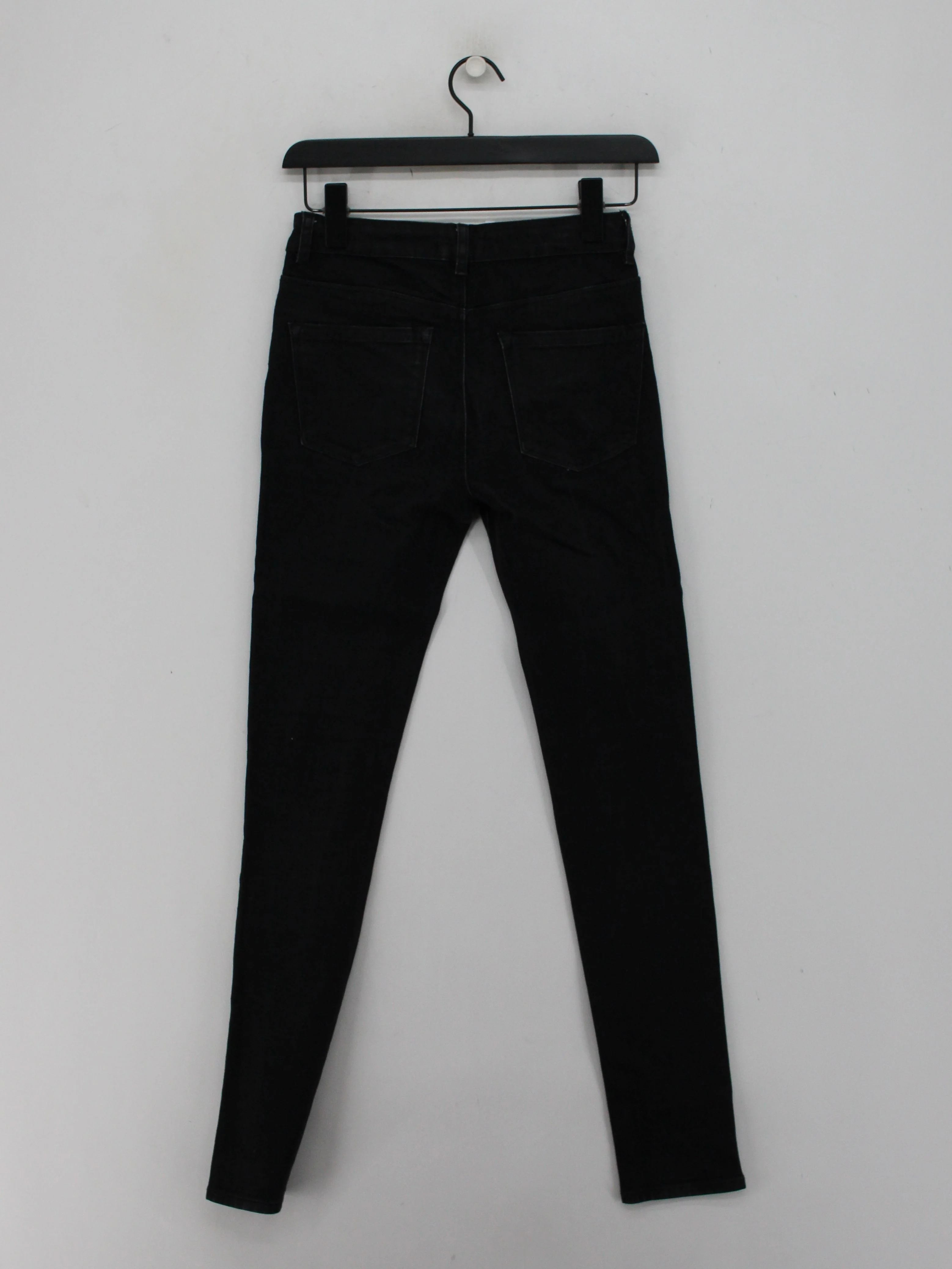 Hush Women's Jeans UK 6 Black Cotton with Polyester, Elastane Skinny - Image 2