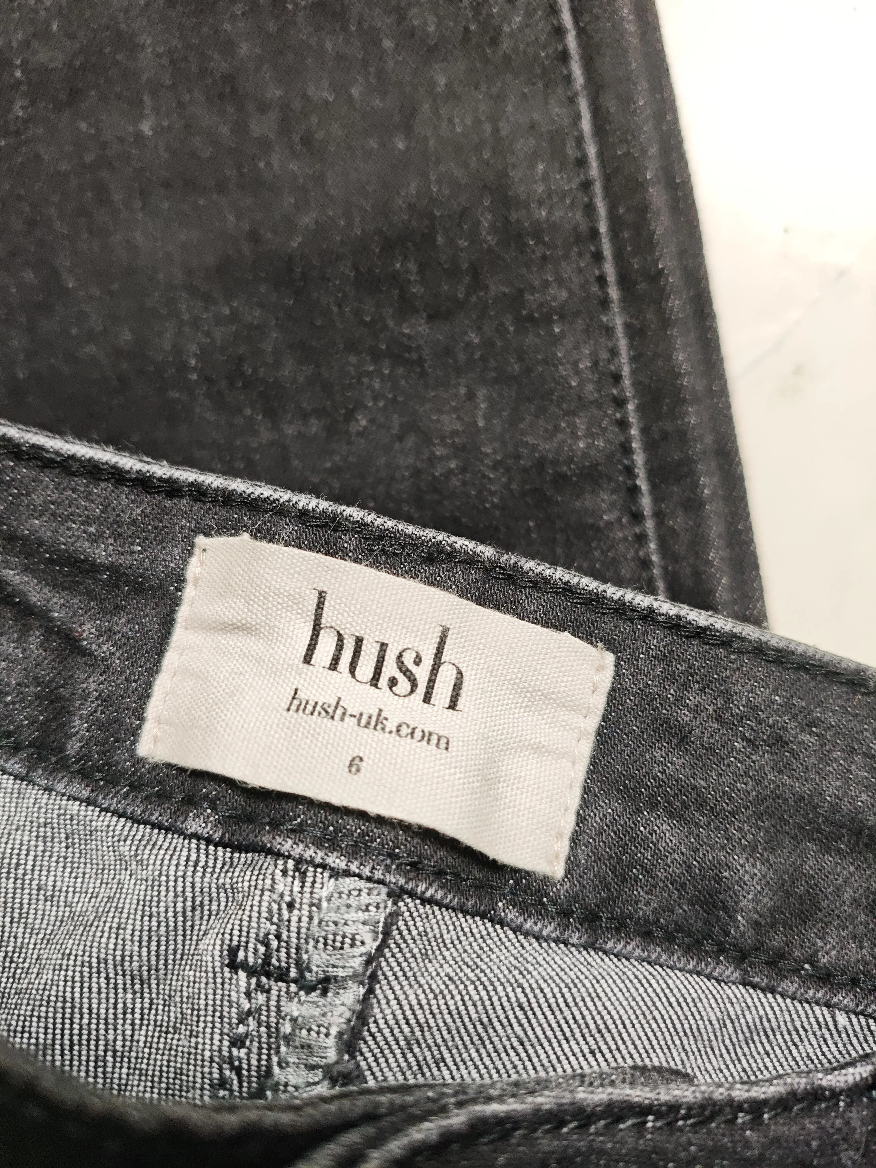 Hush Women's Jeans UK 6 Black Cotton with Polyester, Elastane Skinny - Image 6
