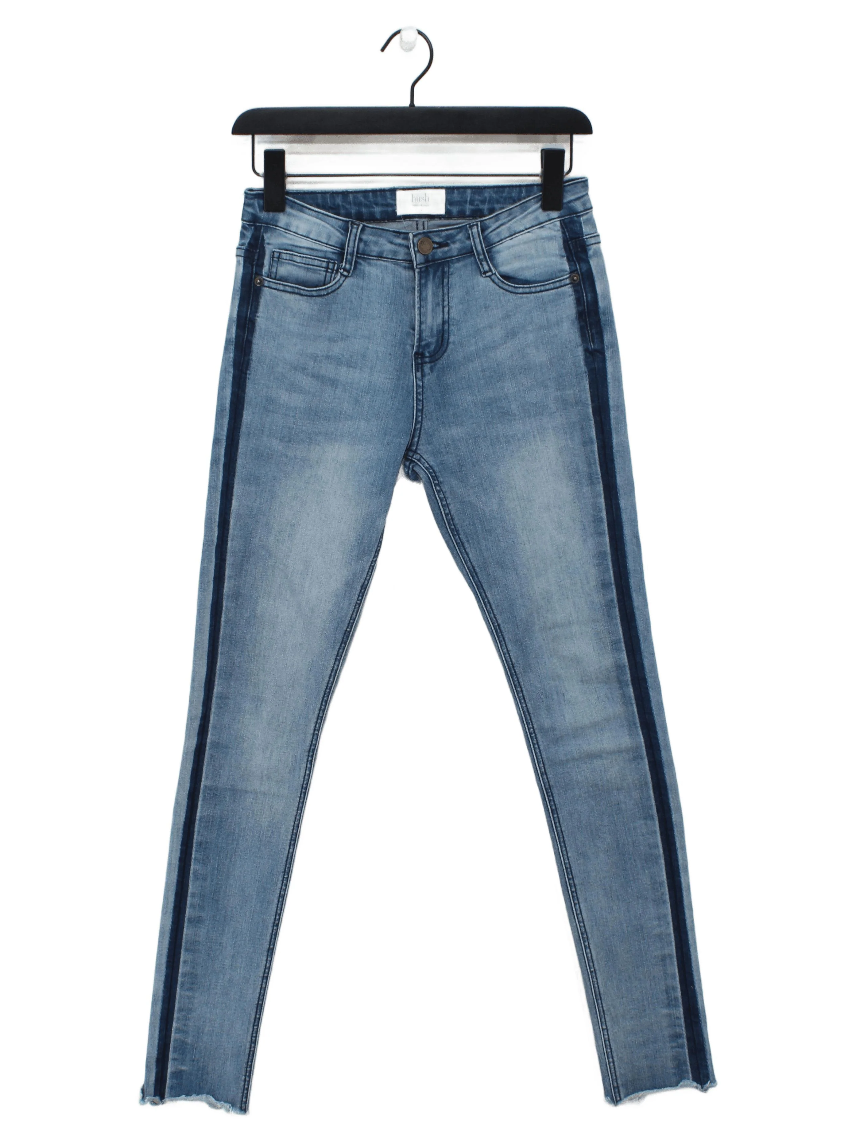 Hush Women's Jeans UK 6 Blue Cotton with Elastane Skinny