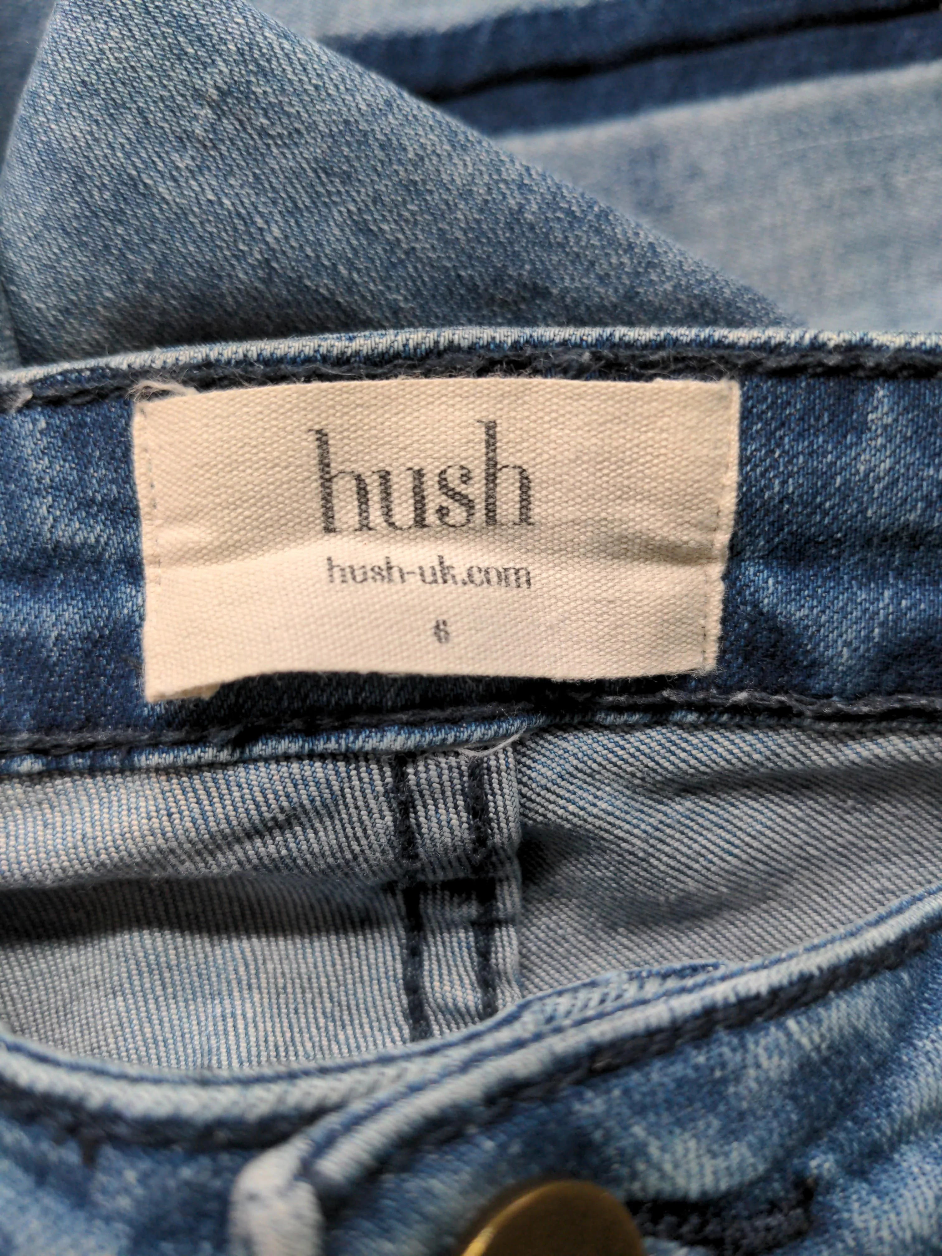 Hush Women's Jeans UK 6 Blue Cotton with Elastane Skinny - Image 5