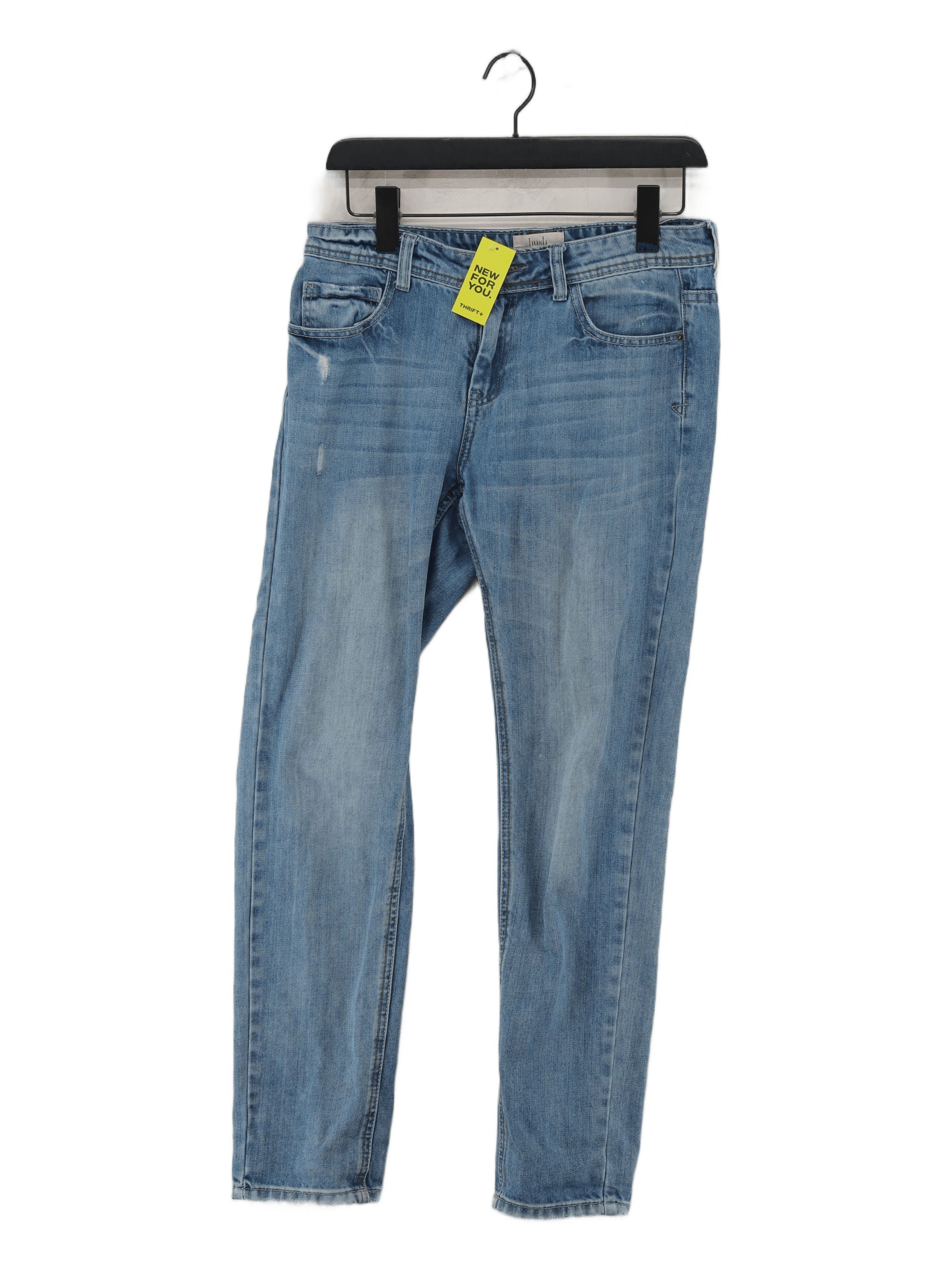 Hush Women's Jeans UK 8 Blue 100% Cotton Straight