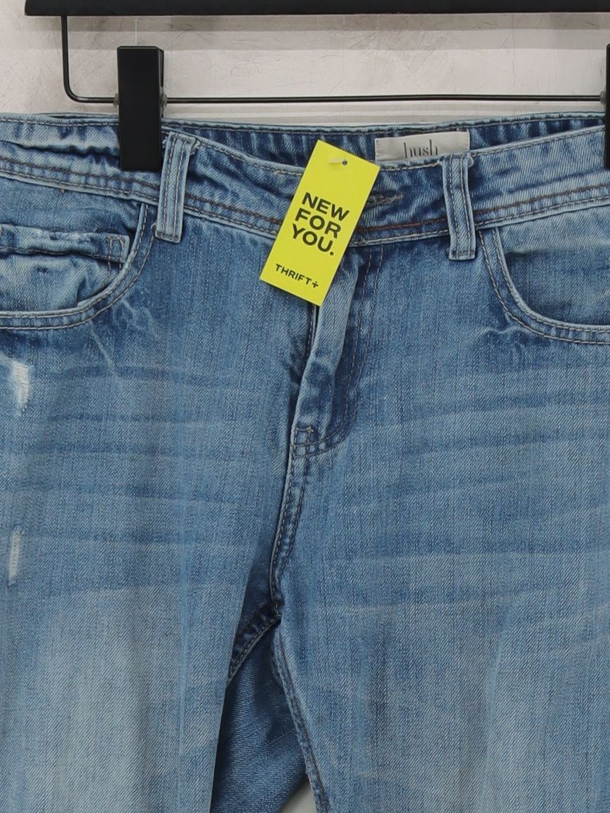 Hush Women's Jeans UK 8 Blue 100% Cotton Straight - Image 3