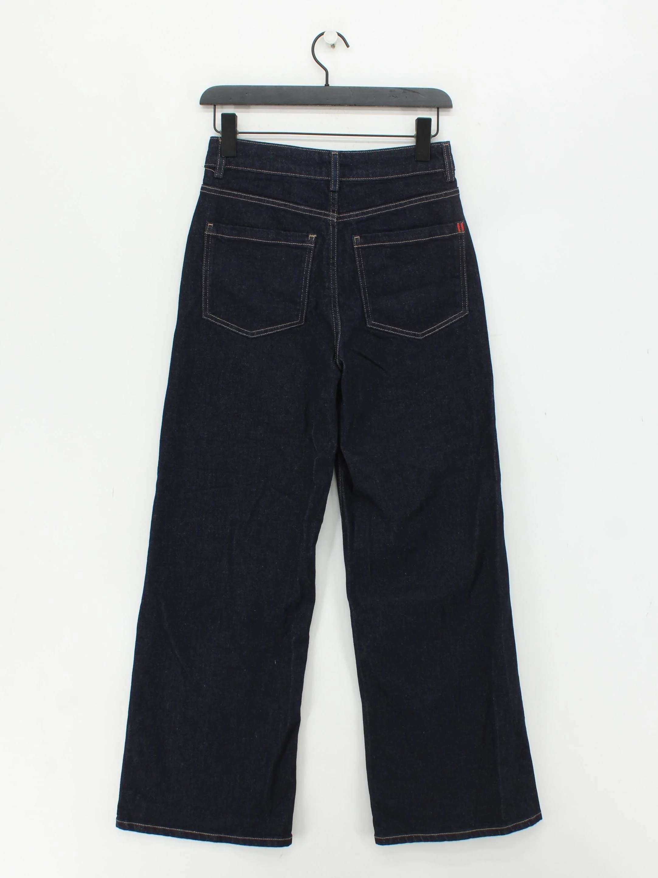 Hush Women's Jeans UK 8 Blue Cotton with Elastane Wide-Leg New with tags - Image 2