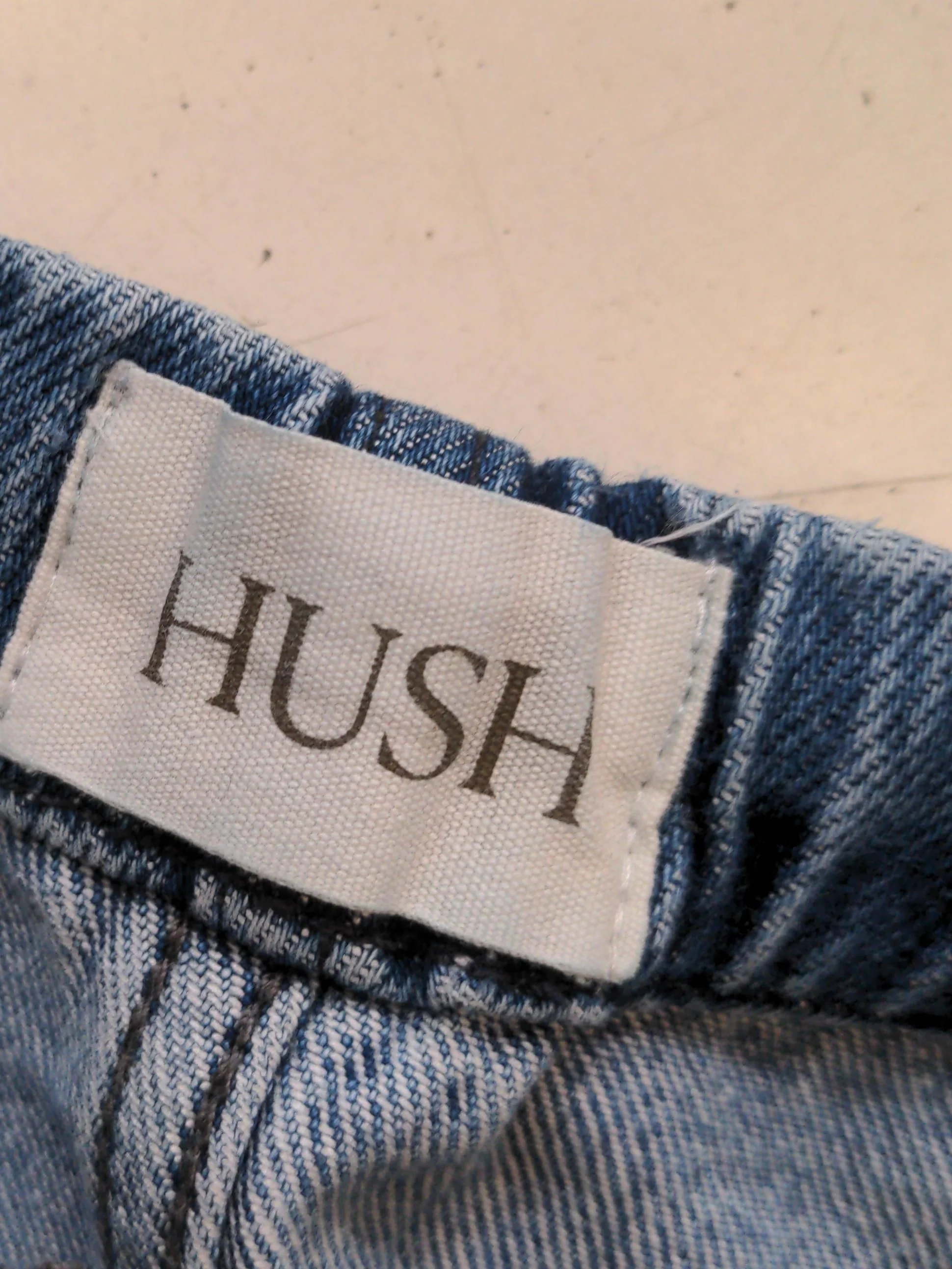 Hush Women's Jeans UK 8 Blue Cotton with Lyocell Modal Wide-Leg - Image 5