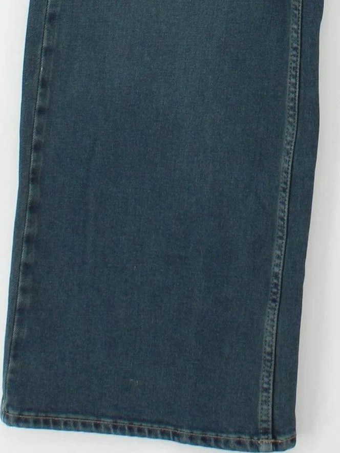 Hush Women's Jeans W 28 in Blue Cotton with Elastane Wide-Leg - Image 4