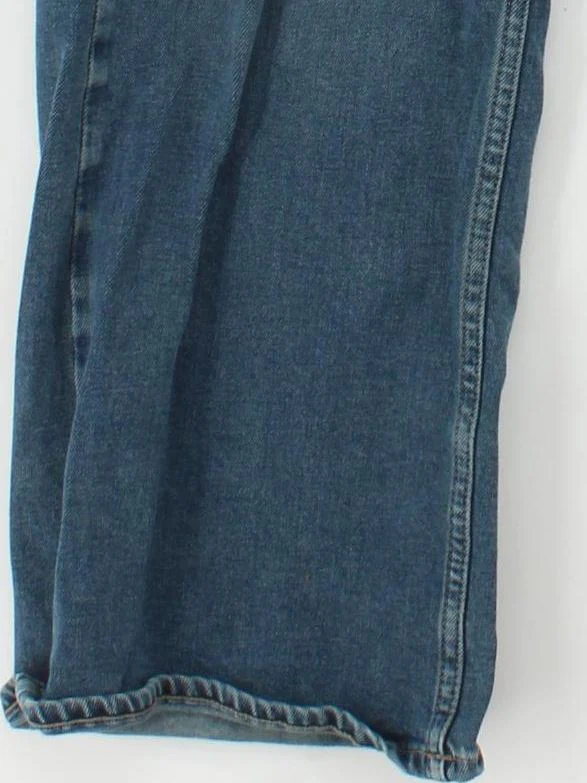 Hush Women's Jeans W 32 in Blue Cotton with Elastane Wide-Leg - Image 4