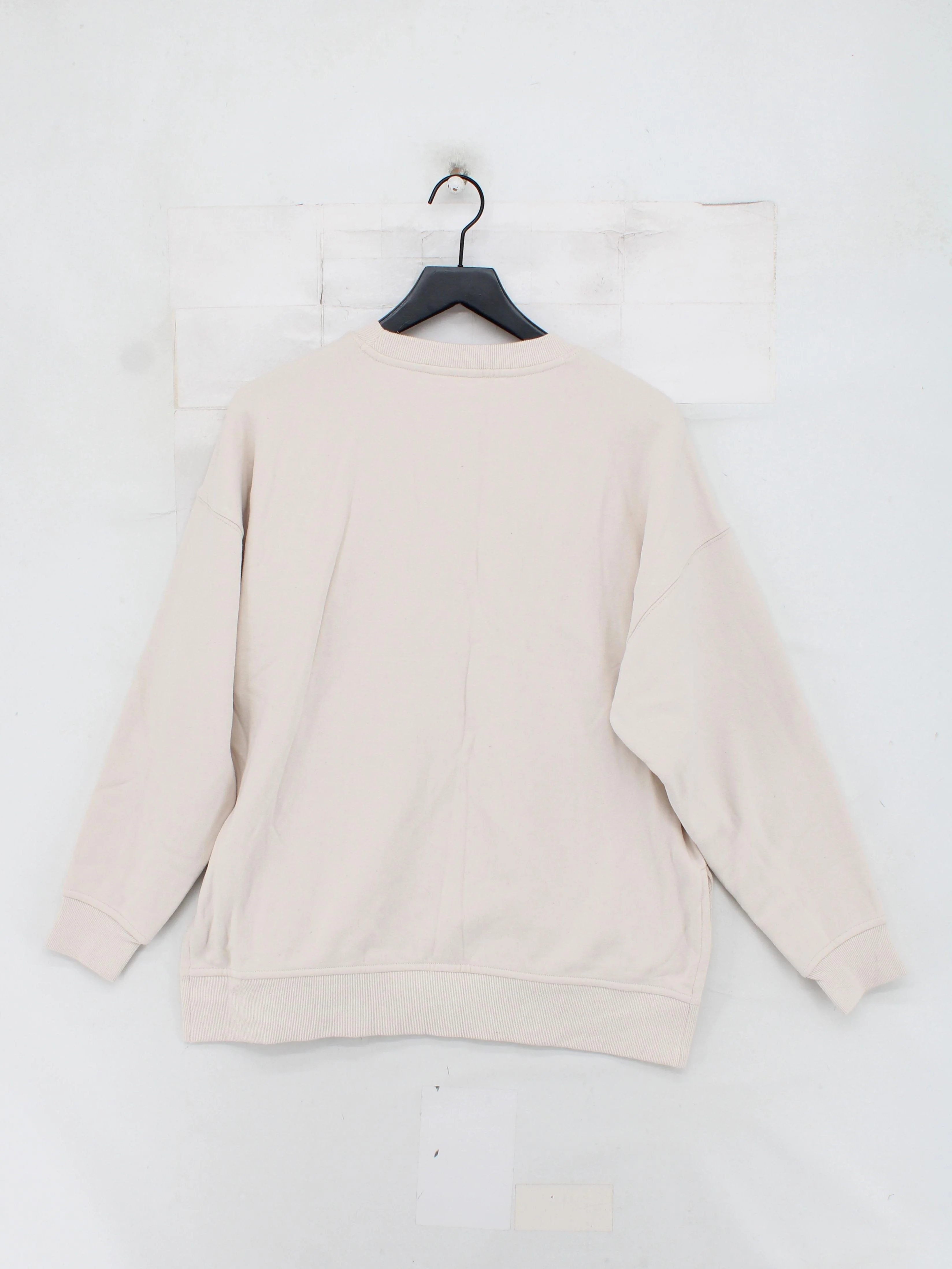 Hush Women's Jumper L Cream 100% Cotton Round Neck Pullover New with tags - Image 2