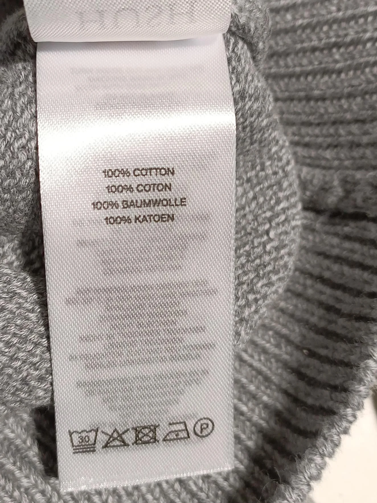 Hush Women's Jumper L Grey 100% Cotton Collared Pullover New with tags - Image 6
