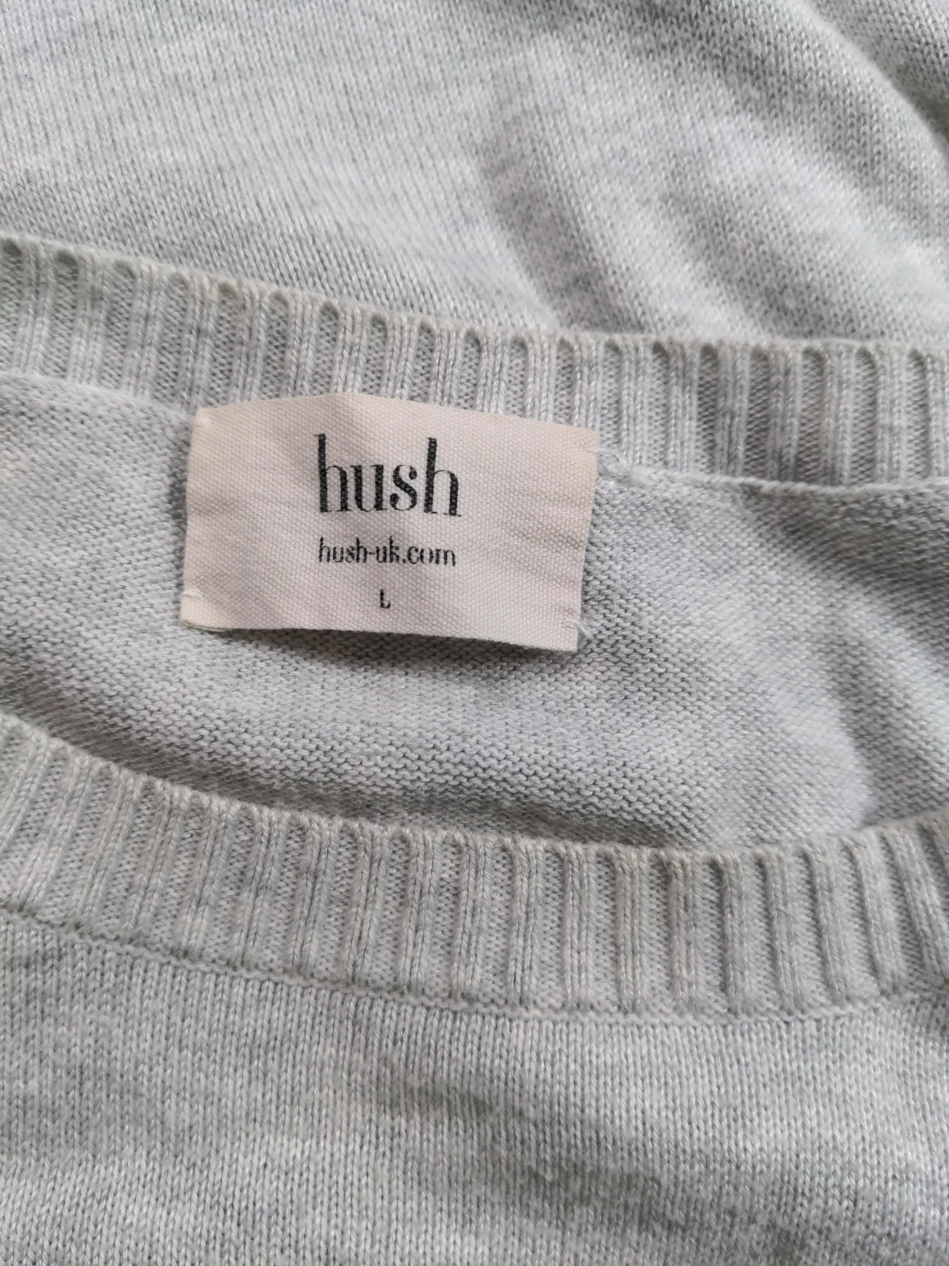 Hush Women's Jumper L Grey Cotton with Lyocell Modal, Viscose Pullover - Image 5