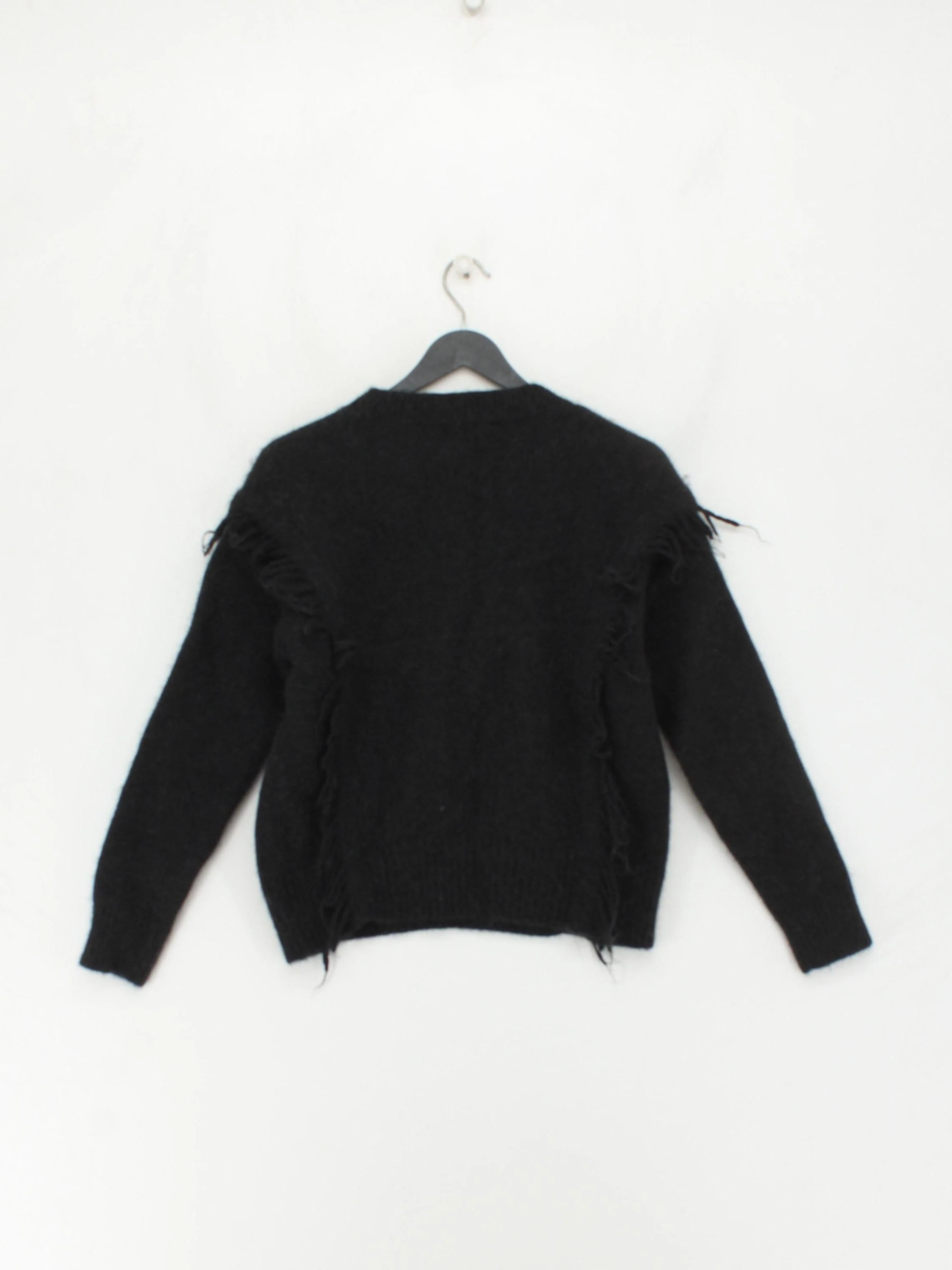 Hush Women's Jumper M Black Other with Polyamide, Wool V-Neck Pullover - Image 2