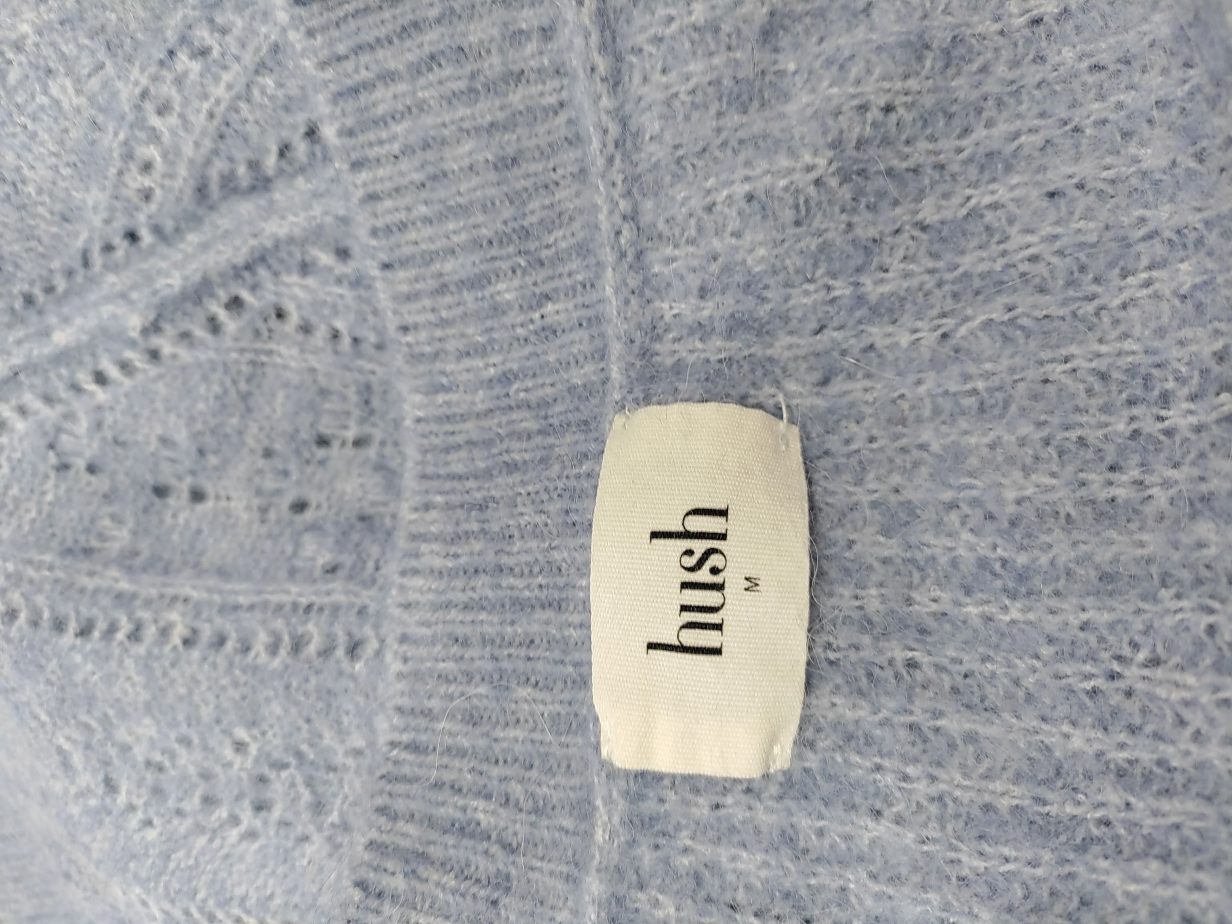 Hush Women's Jumper M Blue Polyester with Wool, Elastane, Cashmere Pullover - Image 5