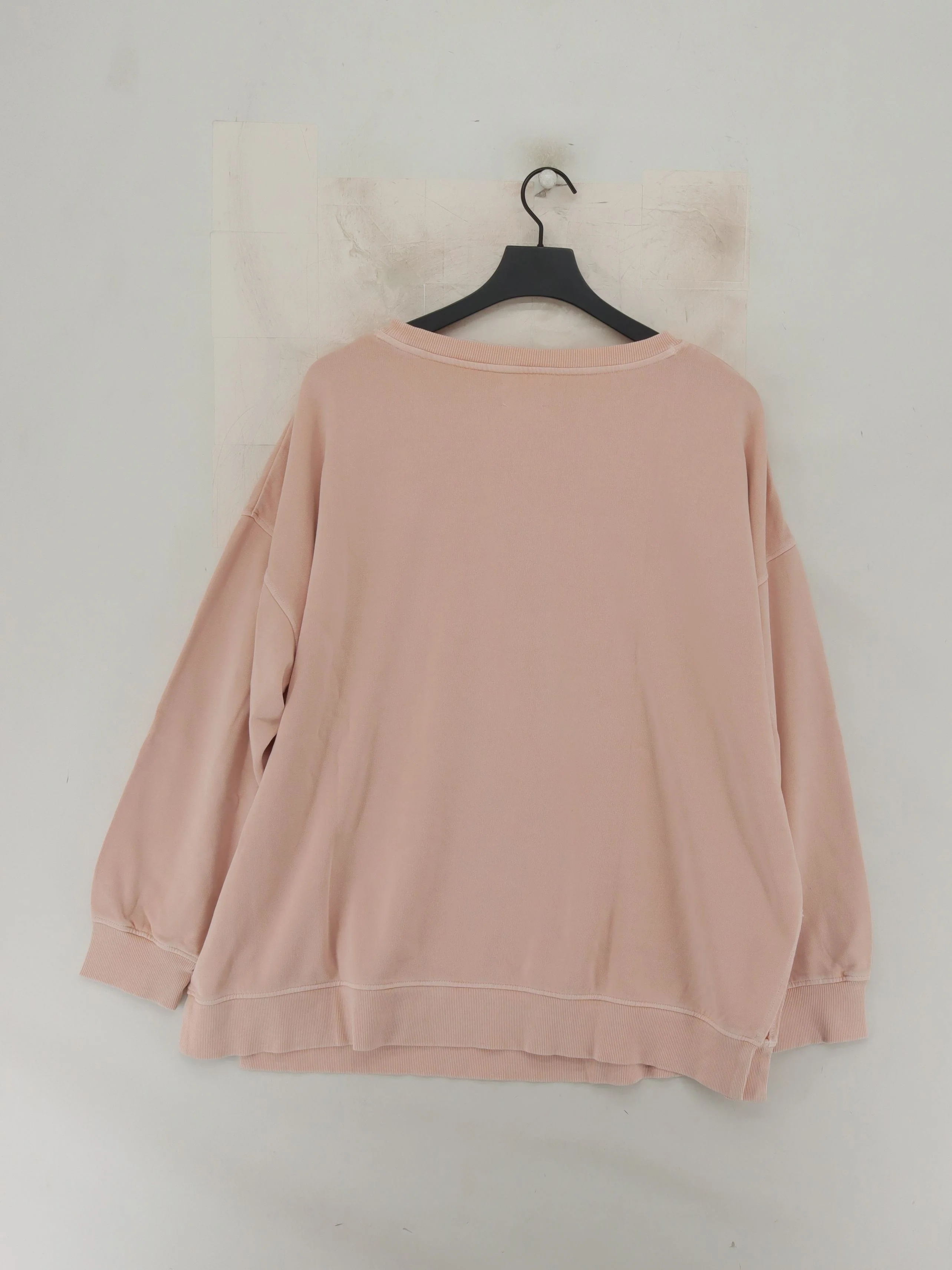 Hush Women's Jumper M Pink 100% Cotton Crew Neck Pullover - Image 2