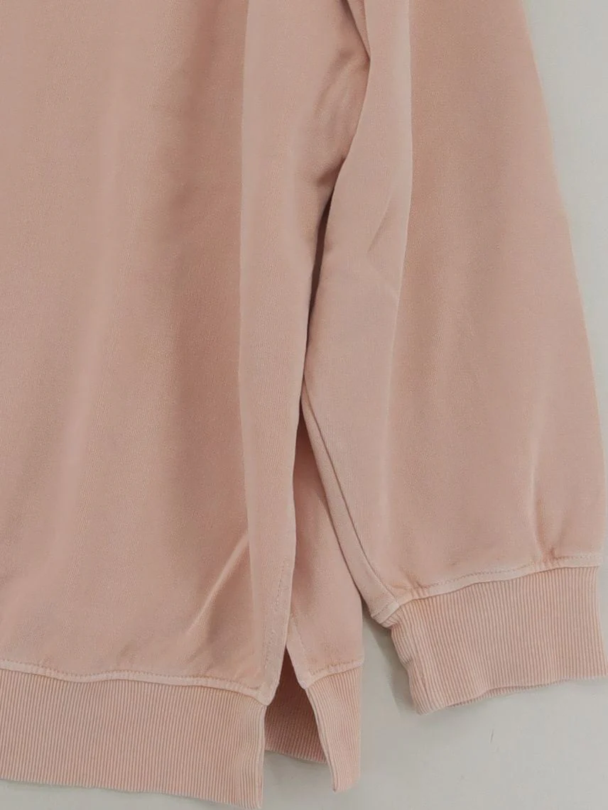 Hush Women's Jumper M Pink 100% Cotton Crew Neck Pullover - Image 4