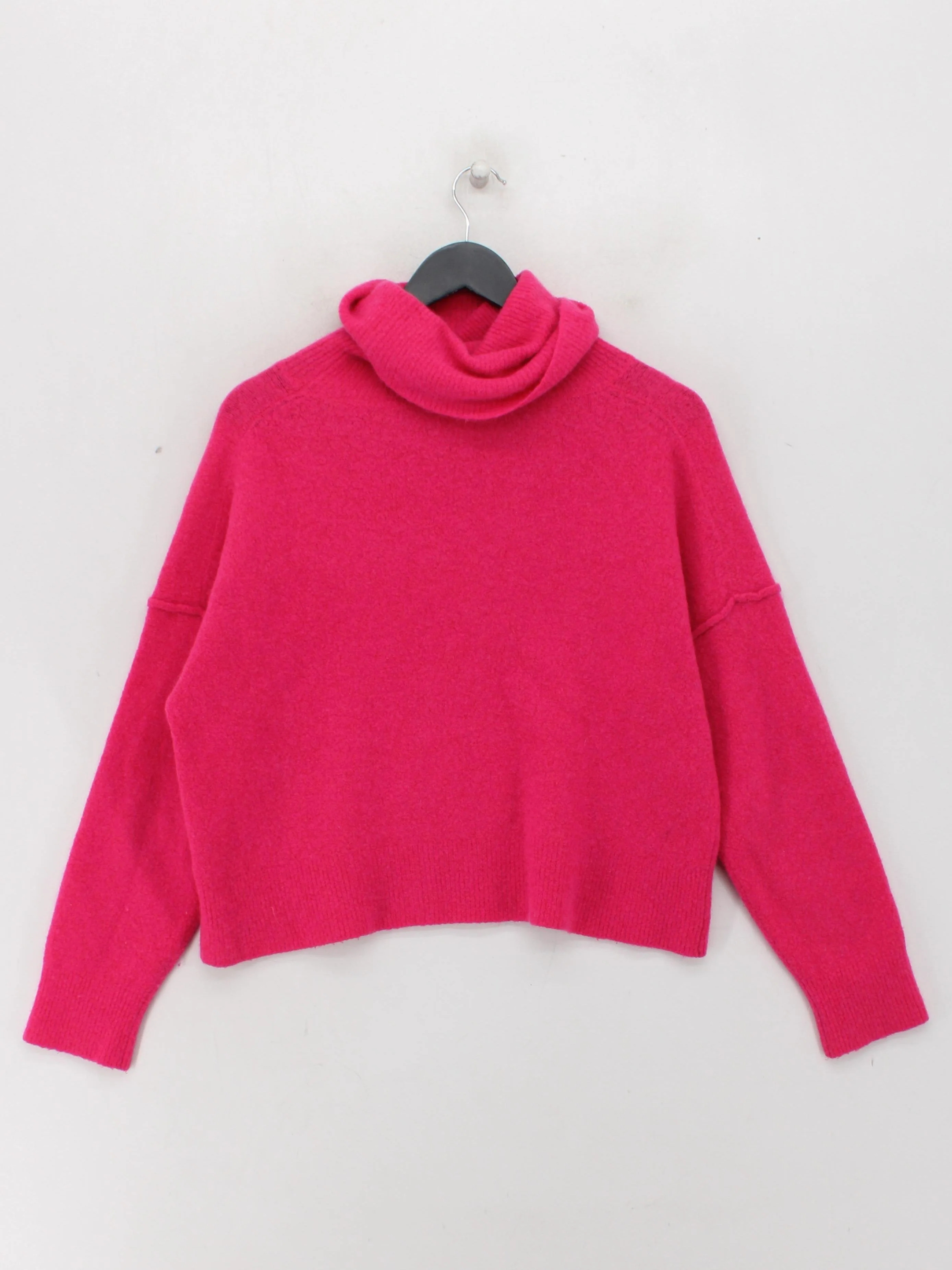 Hush Women's Jumper M Pink Wool with Acrylic, Polyamide, Elastane Pullover - Image 2