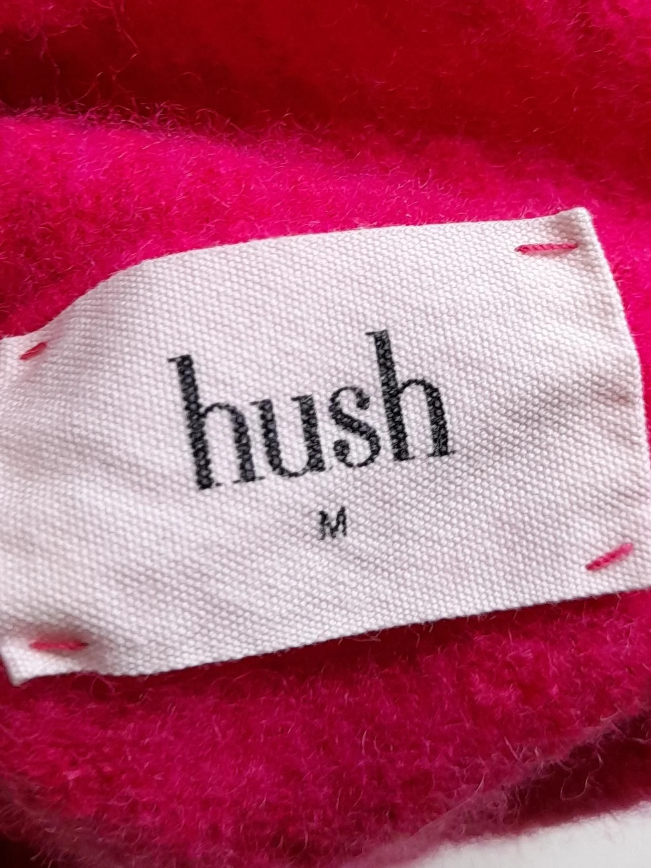 Hush Women's Jumper M Pink Wool with Acrylic, Polyamide, Elastane Pullover - Image 6