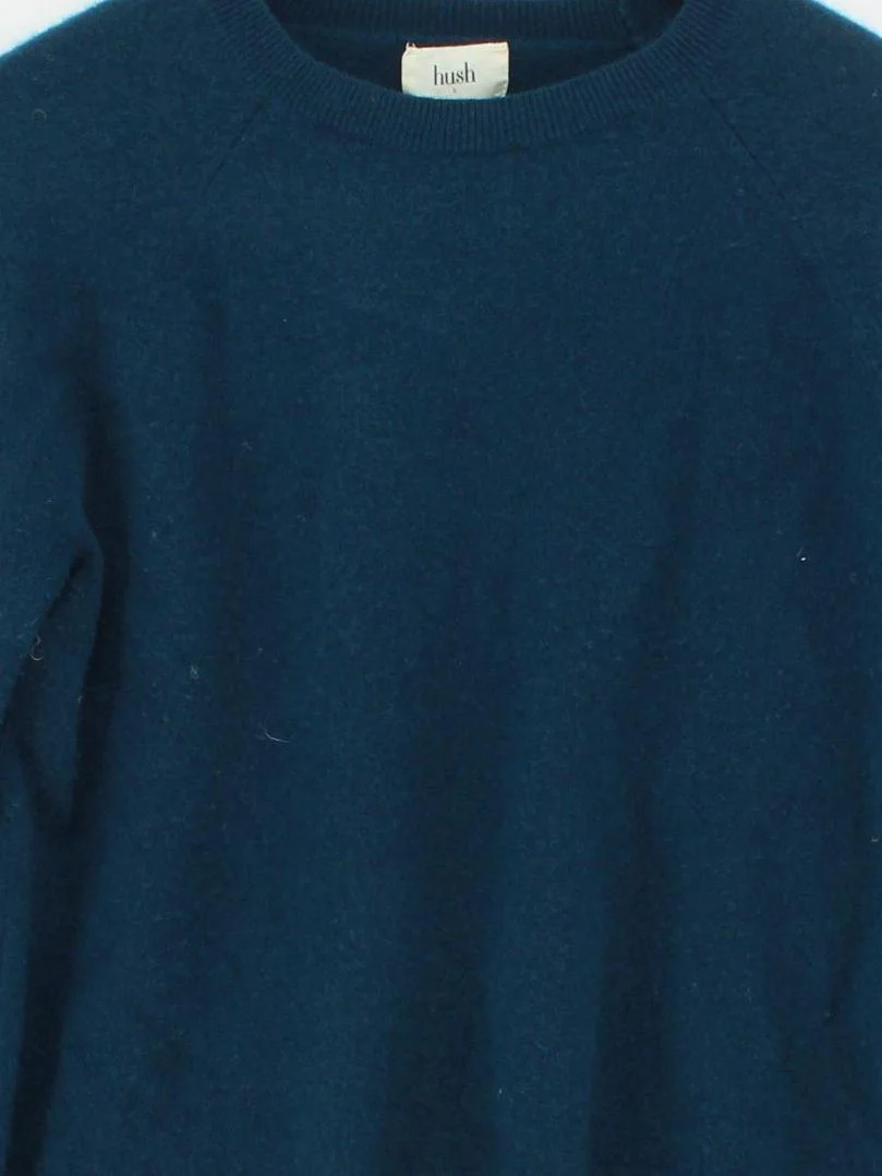 Hush Women's Jumper S Blue 100% Cashmere Crew Neck Pullover - Image 3