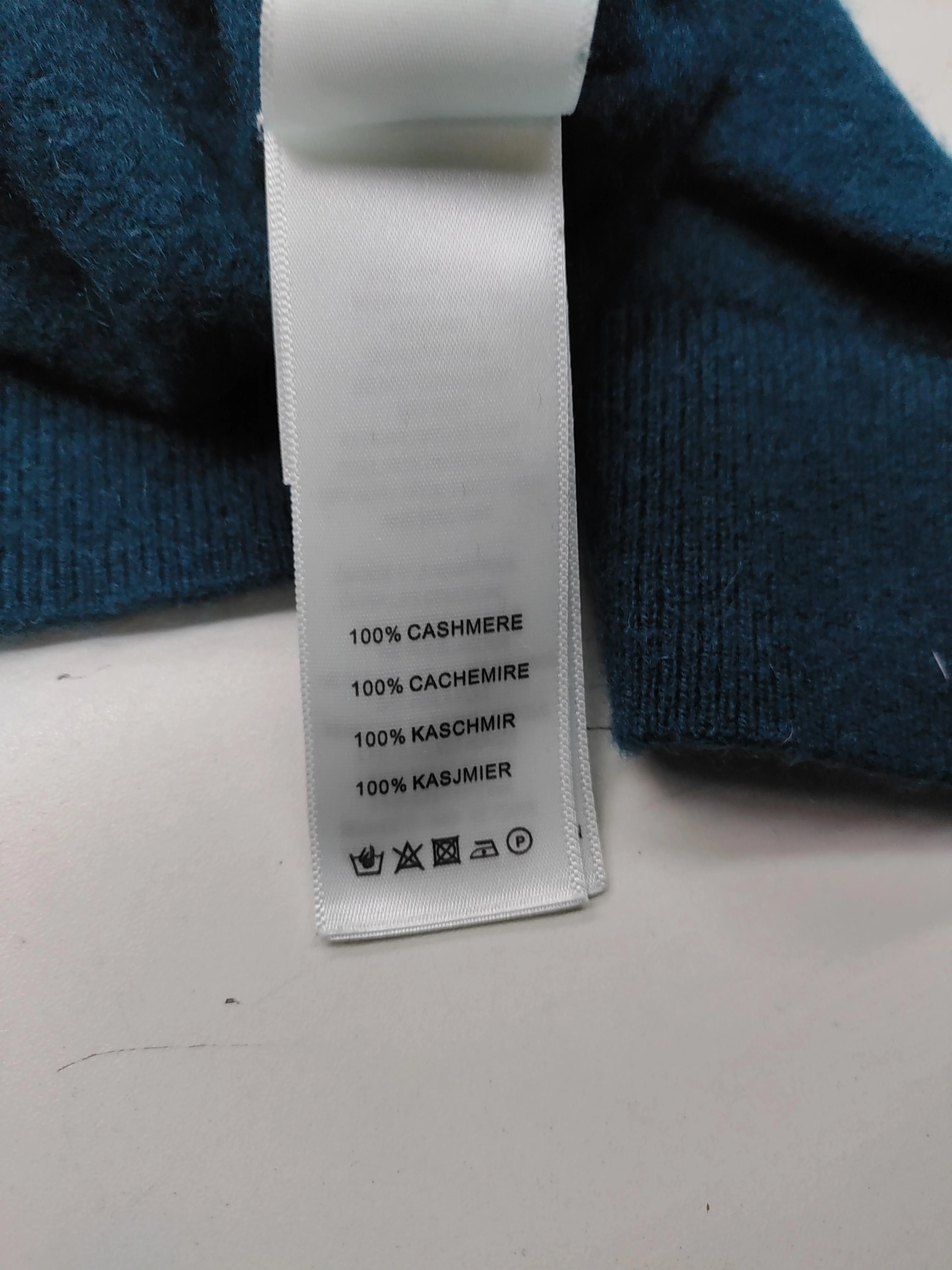 Hush Women's Jumper S Blue 100% Cashmere Crew Neck Pullover - Image 6