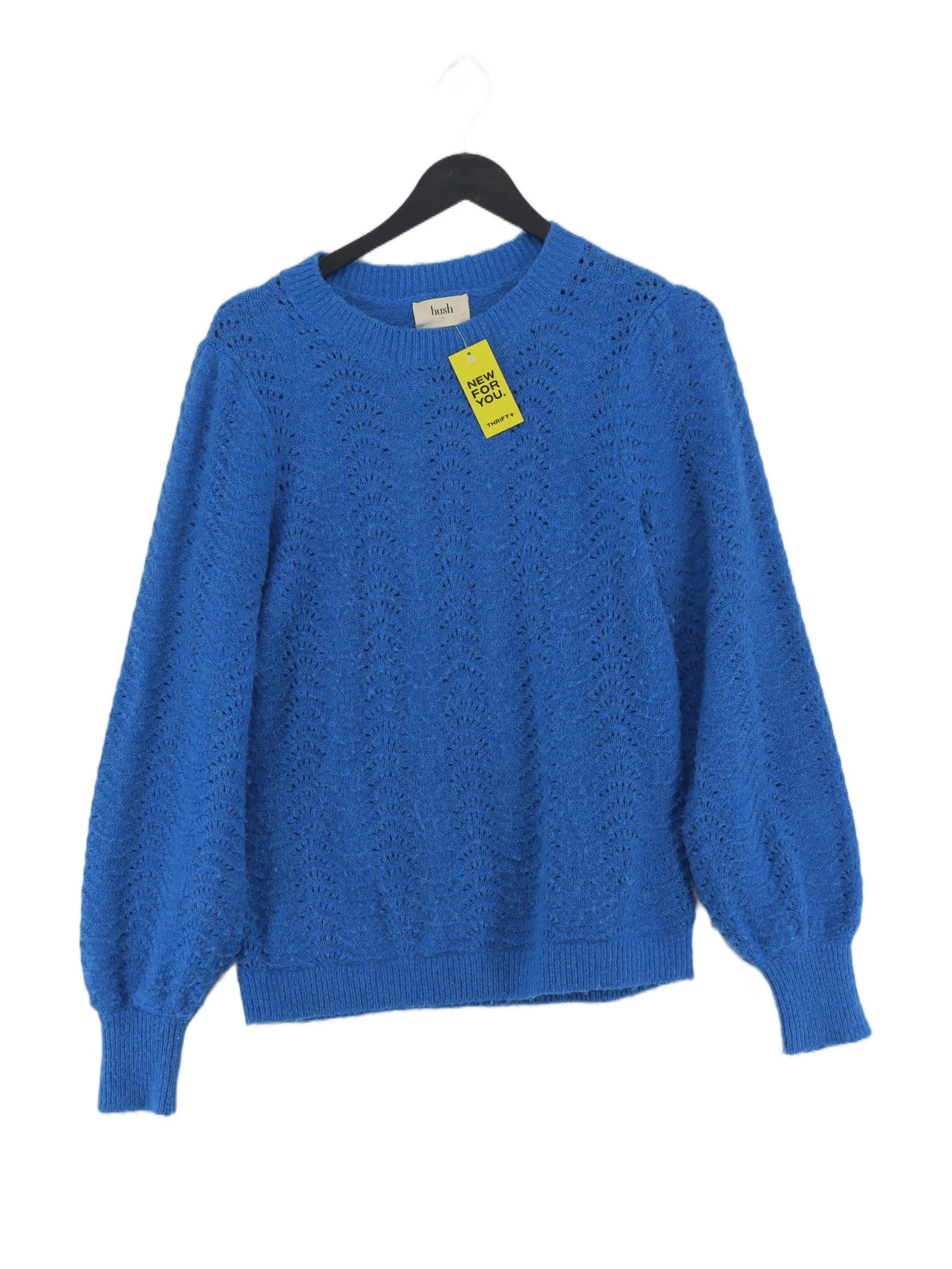 Hush Women's Jumper S Blue Polyamide with Wool, Elastane, Other Pullover