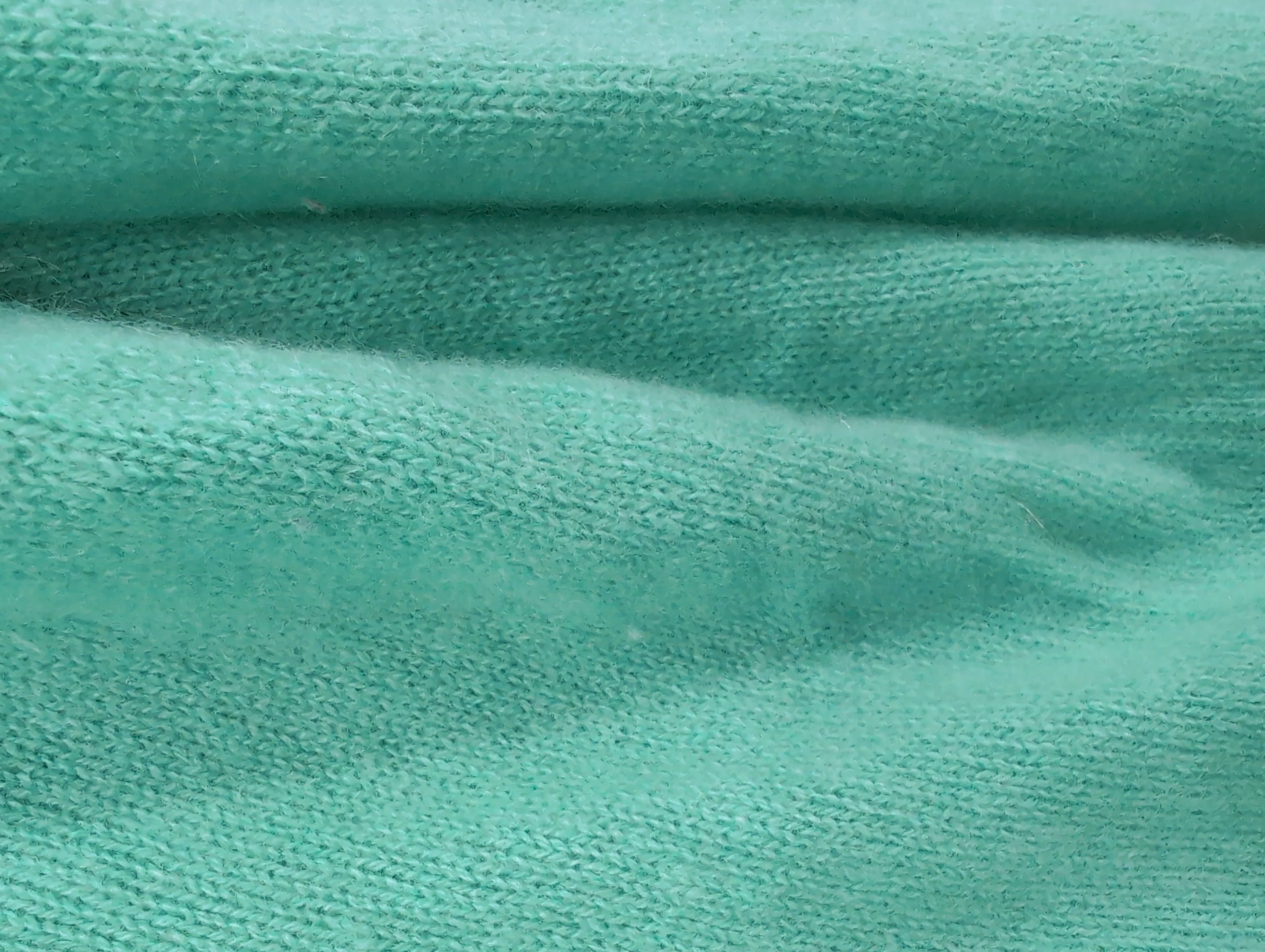 Hush Women's Jumper S Green Cashmere with Polyamide, Elastane V-Neck Pullover - Image 5
