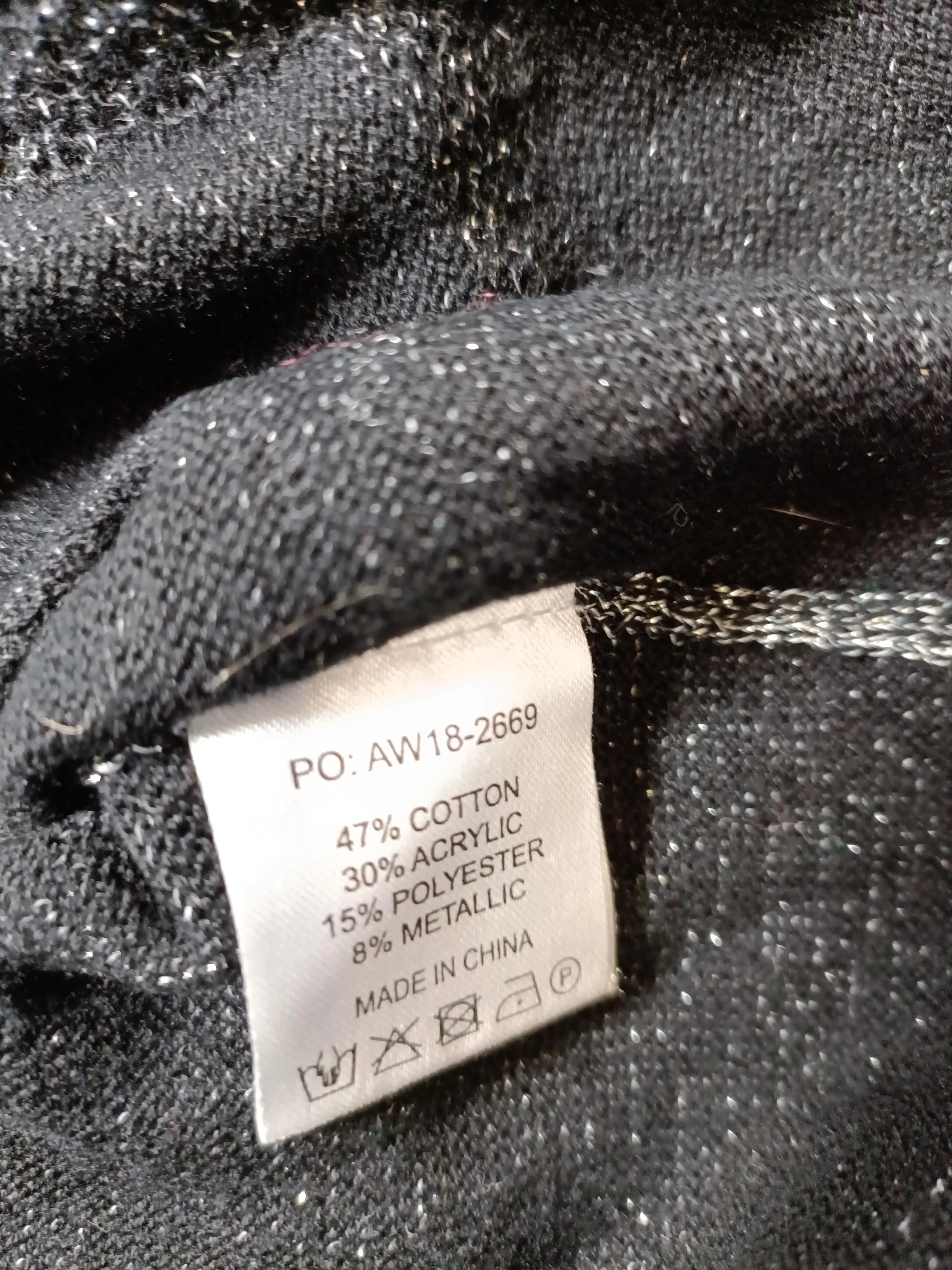 Hush Women's Jumper S Grey Cotton with Acrylic, Polyester Pullover - Image 6