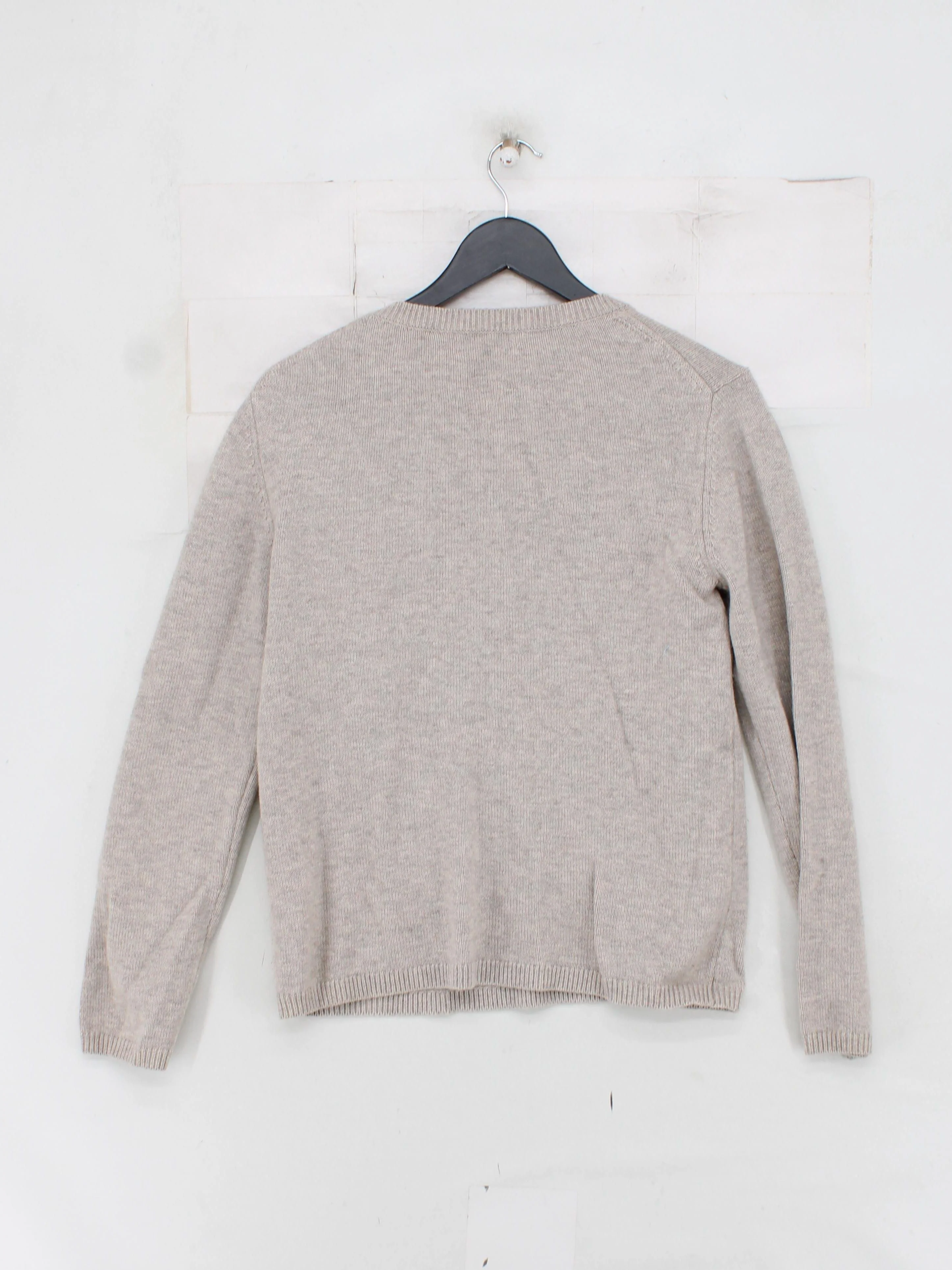 Hush Women's Jumper S Grey Wool with Cotton Round Neck Pullover - Image 2