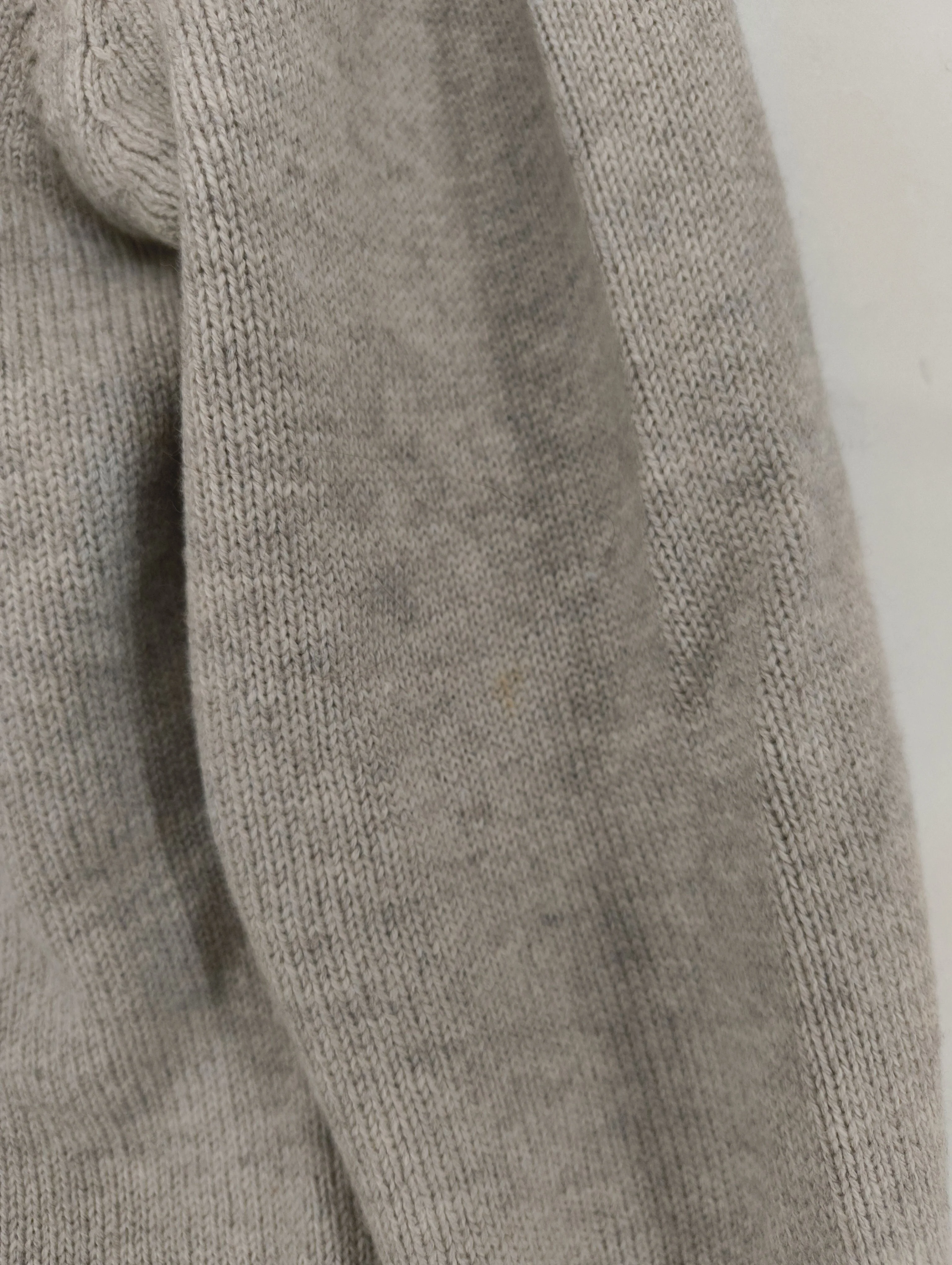 Hush Women's Jumper S Grey Wool with Cotton Round Neck Pullover - Image 5