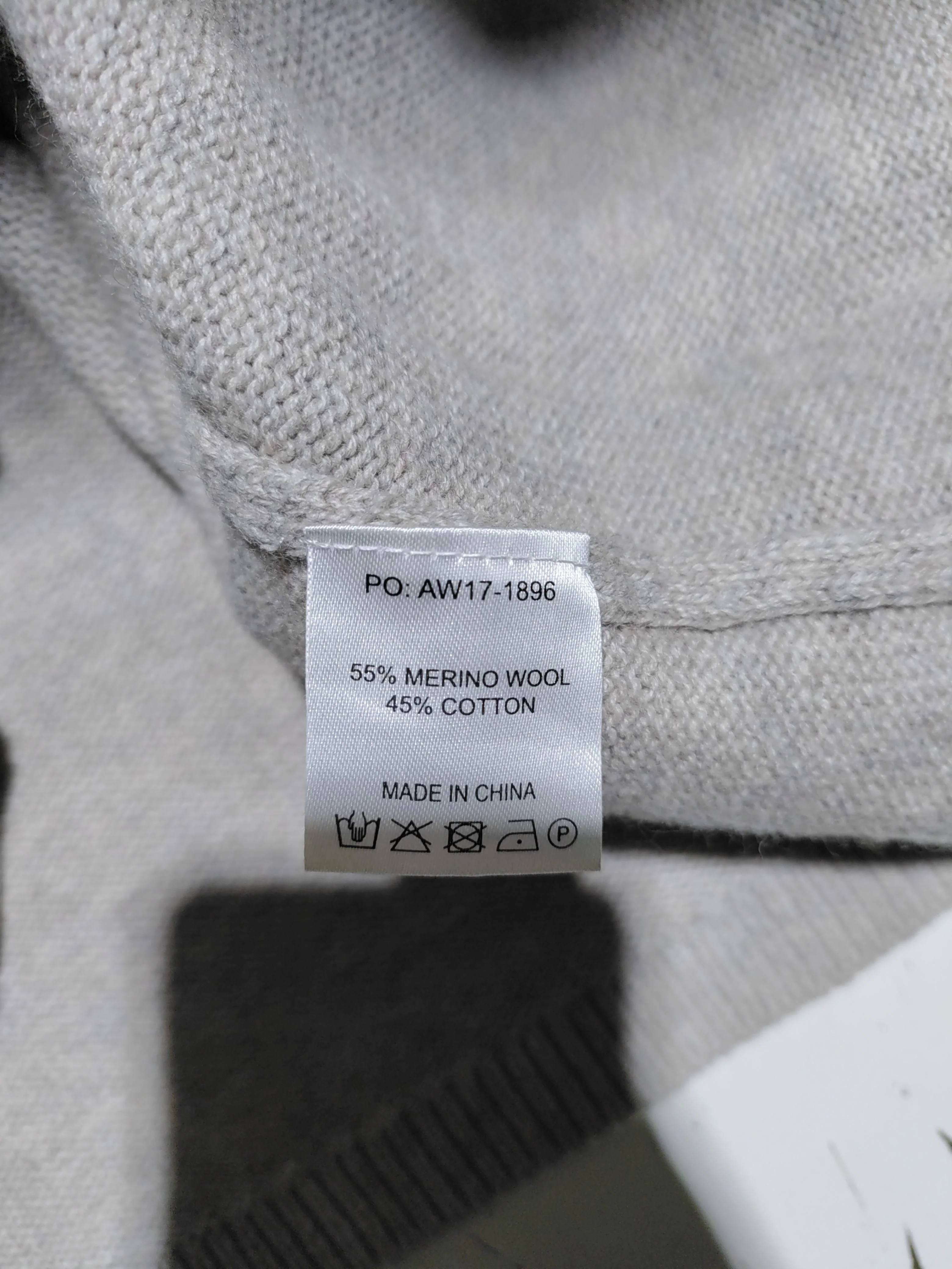 Hush Women's Jumper S Grey Wool with Cotton Round Neck Pullover - Image 7