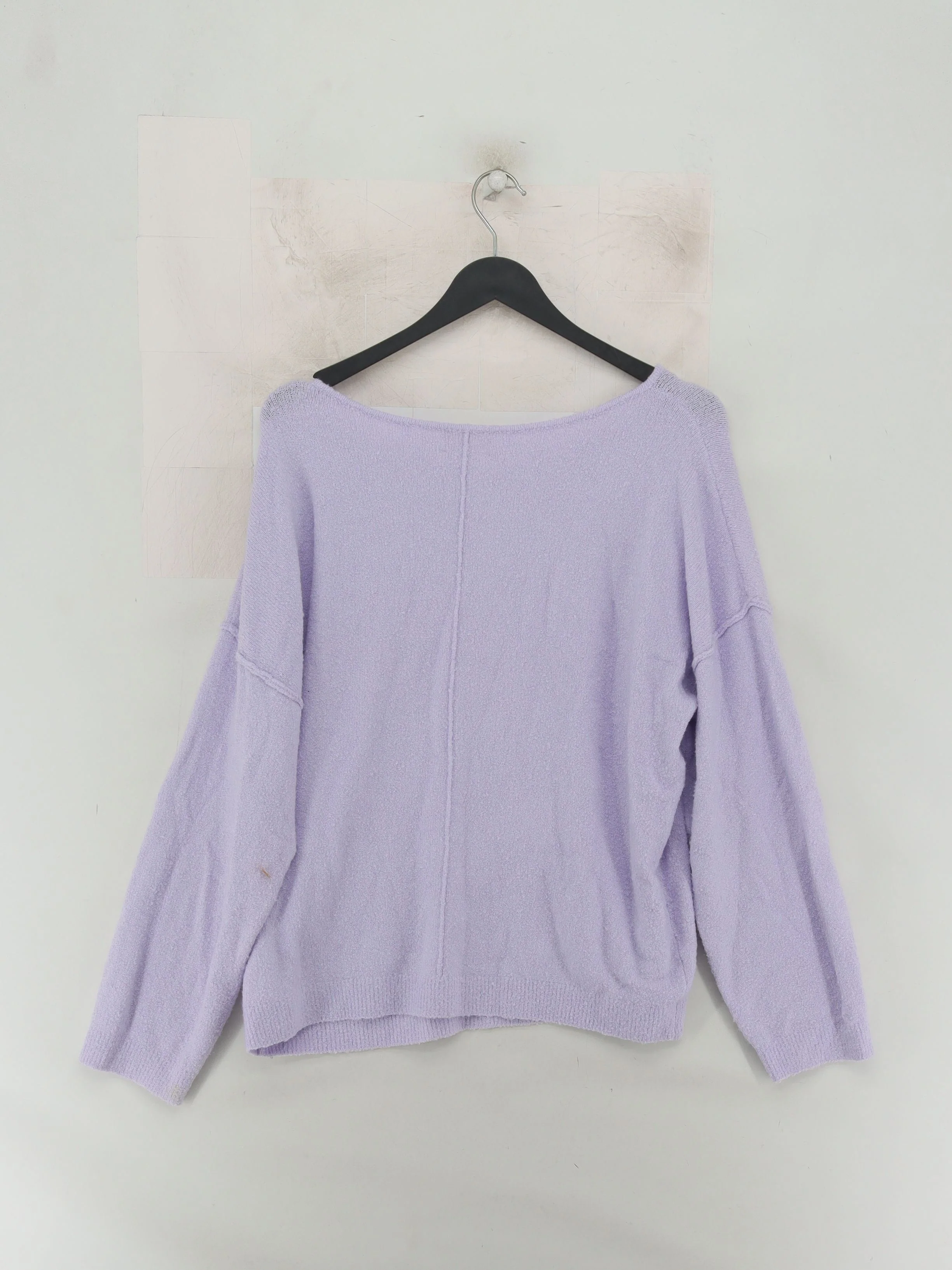 Hush Women's Jumper S Purple Cotton - Image 2