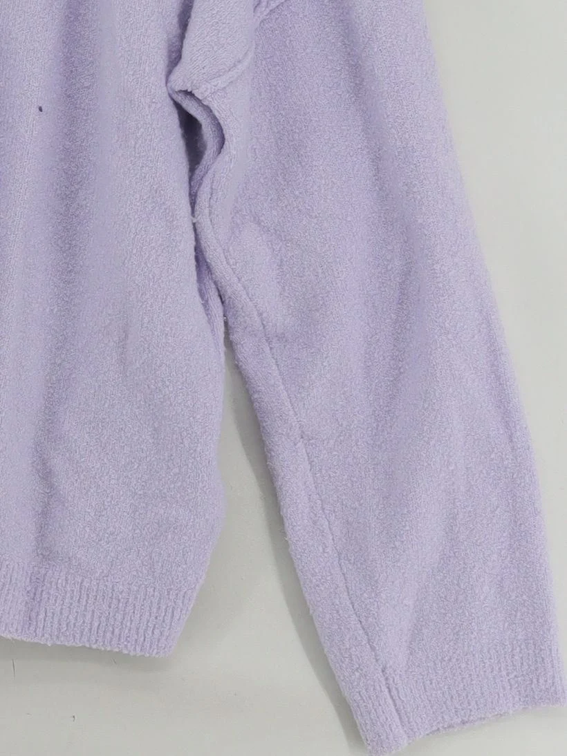 Hush Women's Jumper S Purple Cotton - Image 4