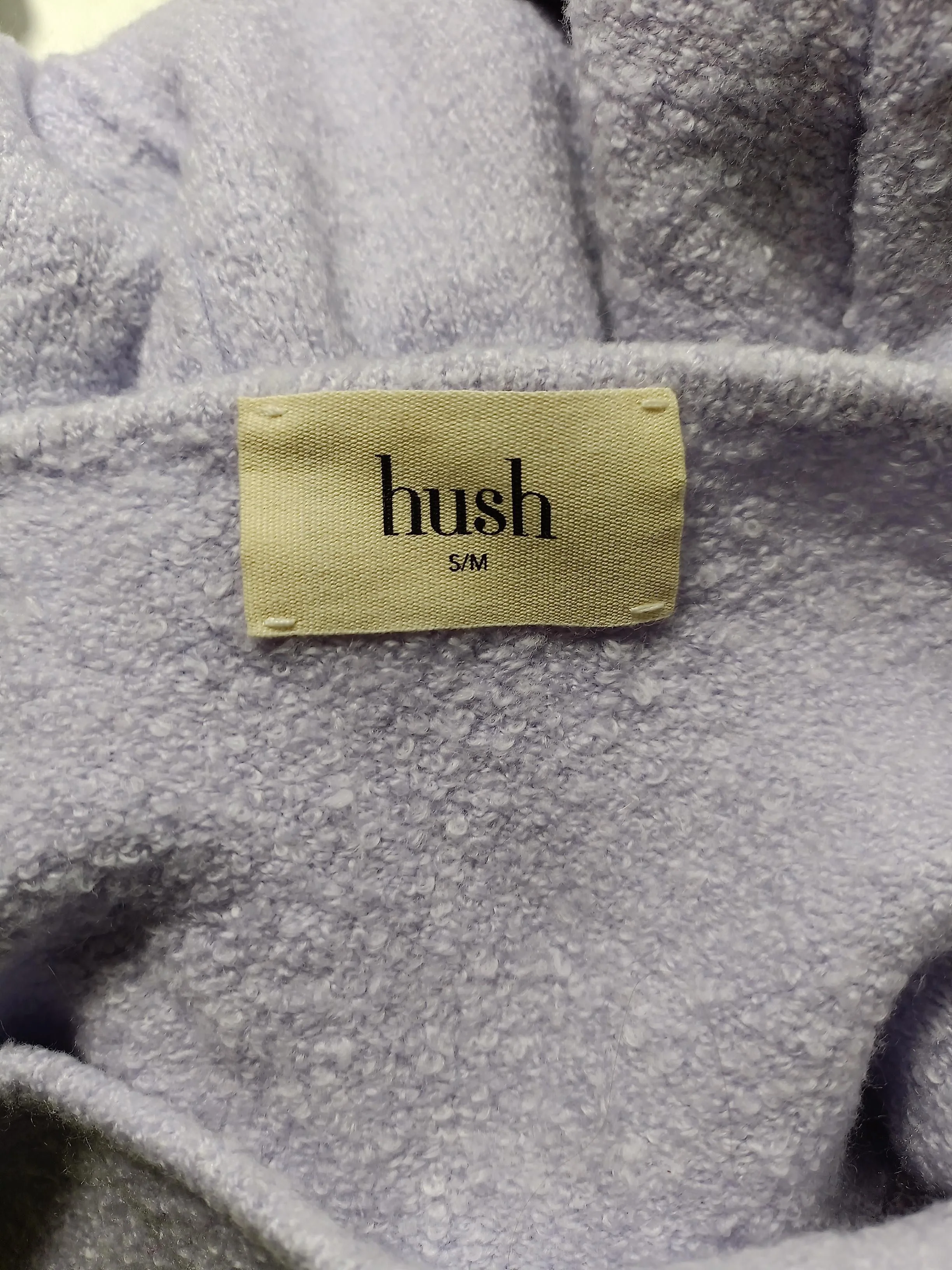 Hush Women's Jumper S Purple Cotton - Image 5