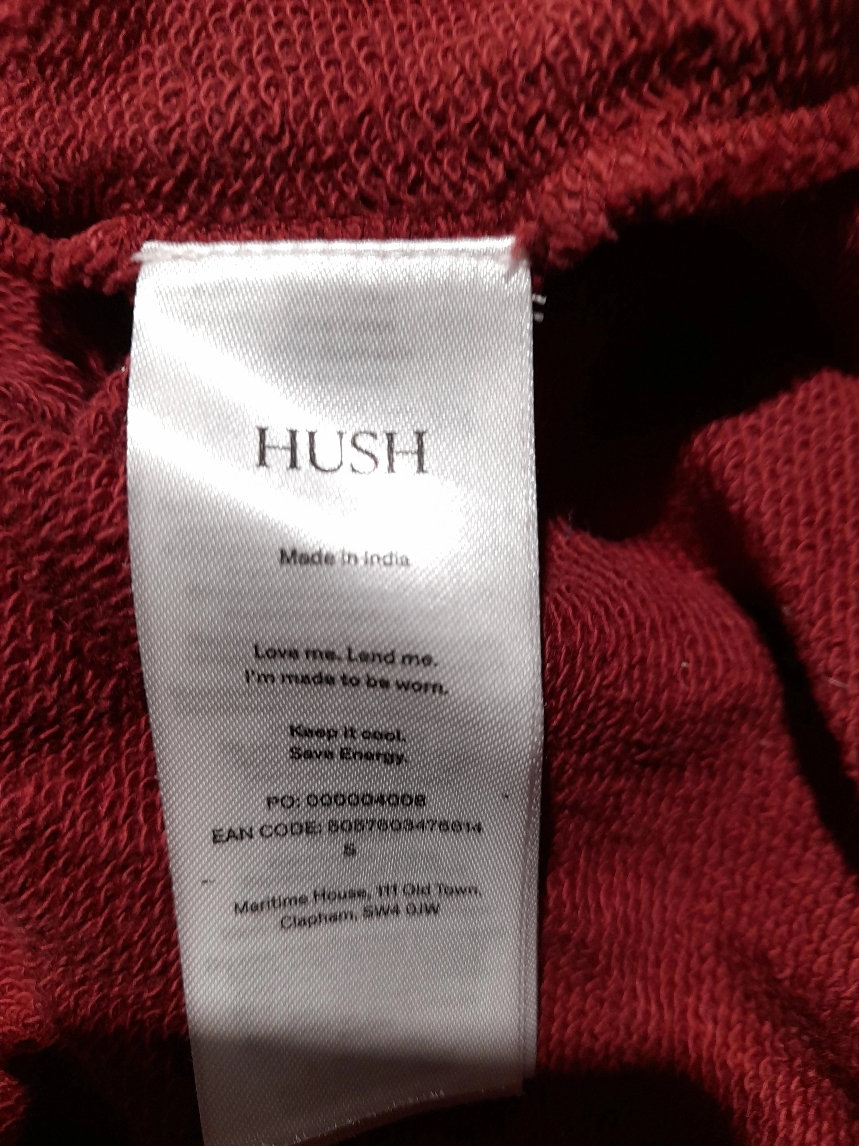 Hush Women's Jumper S Red 100% Cotton V-Neck Pullover New with tags - Image 5