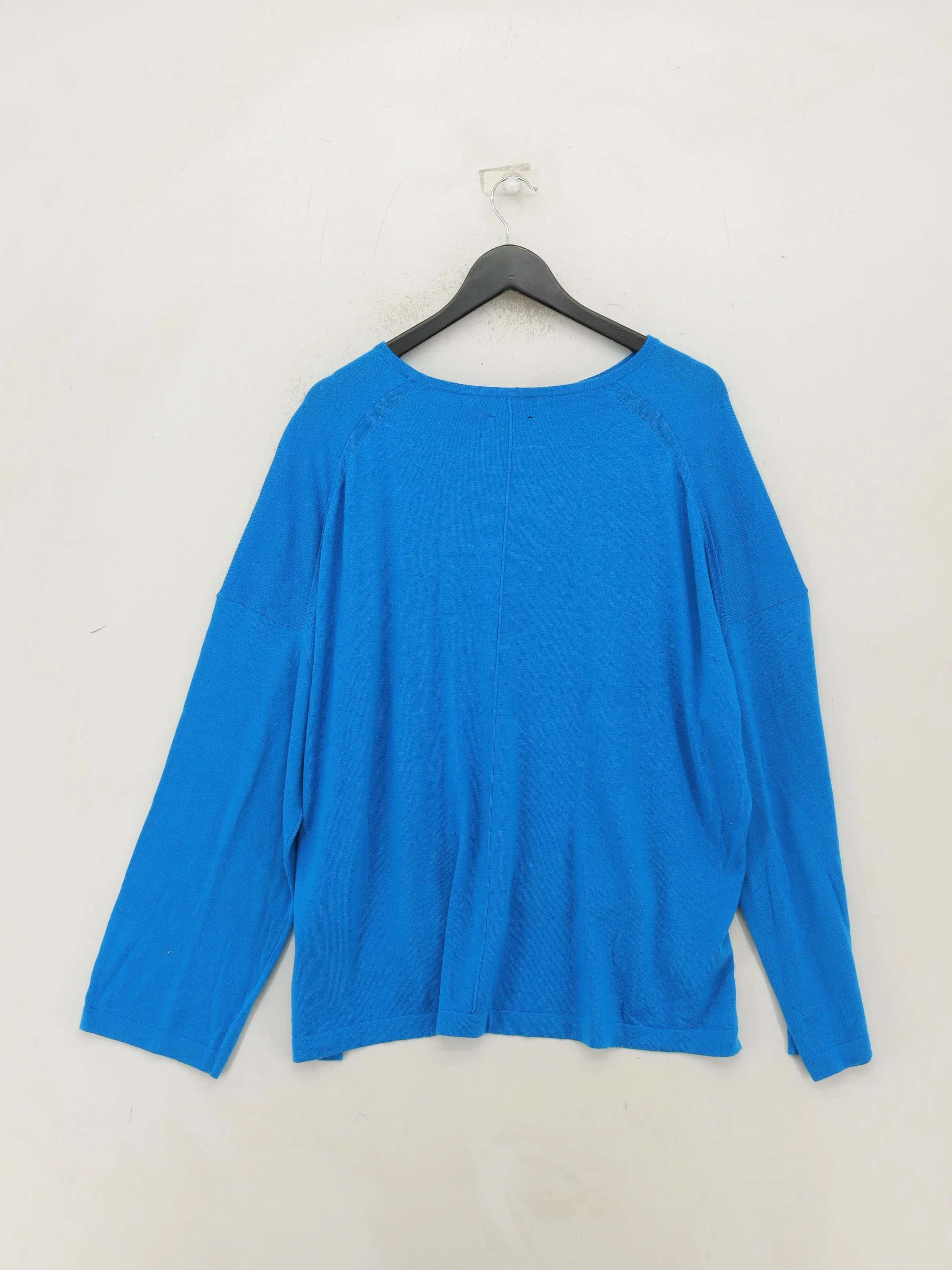 Hush Women's Jumper XL Blue Wool with Viscose, Polyamide Round Neck Pullover - Image 2